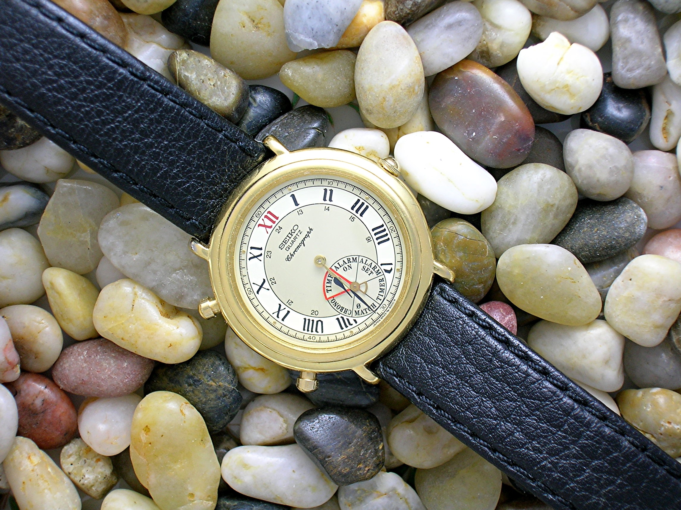 SEIKO quartz Chronograph wrist watch . .  .