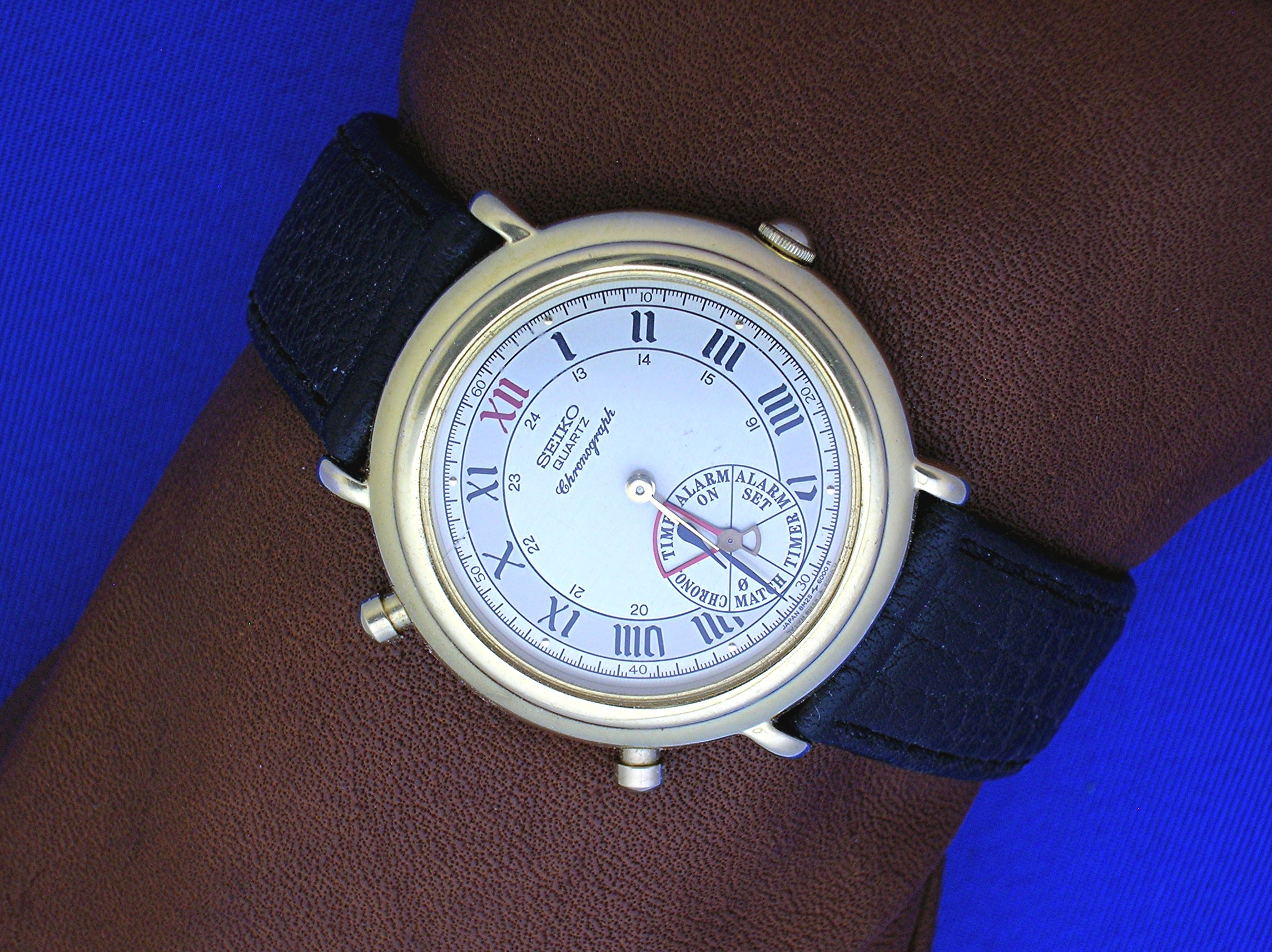 SEIKO quartz Chronograph wrist watch . .  .
