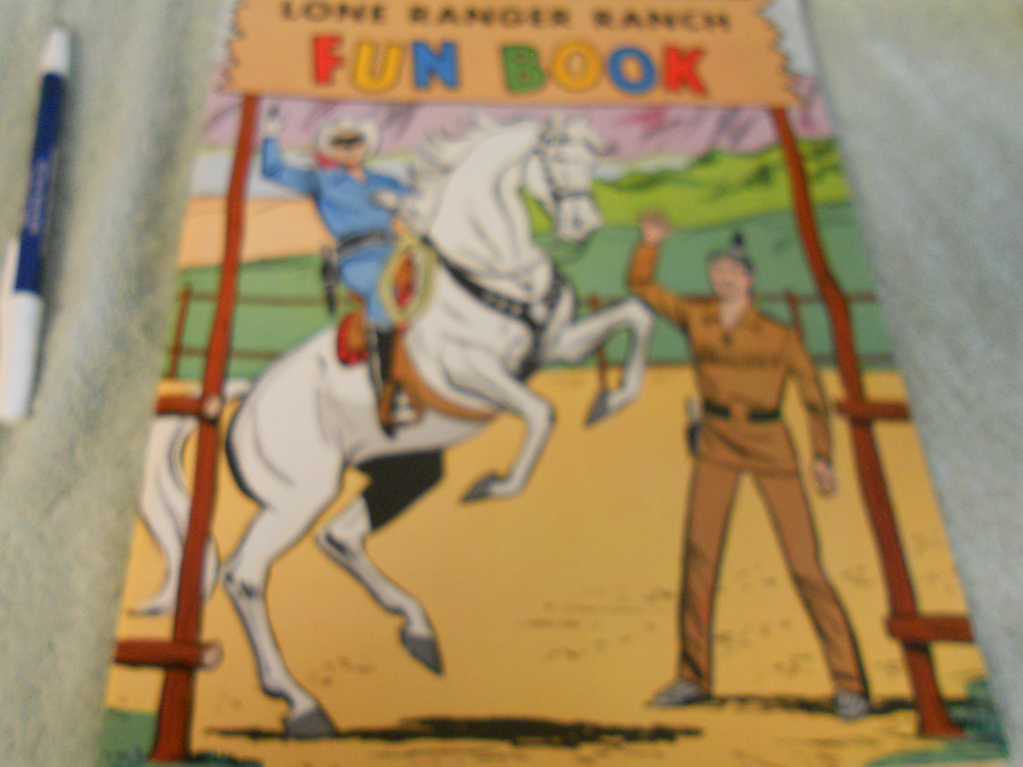 The Lone Ranger Fun Book 1956