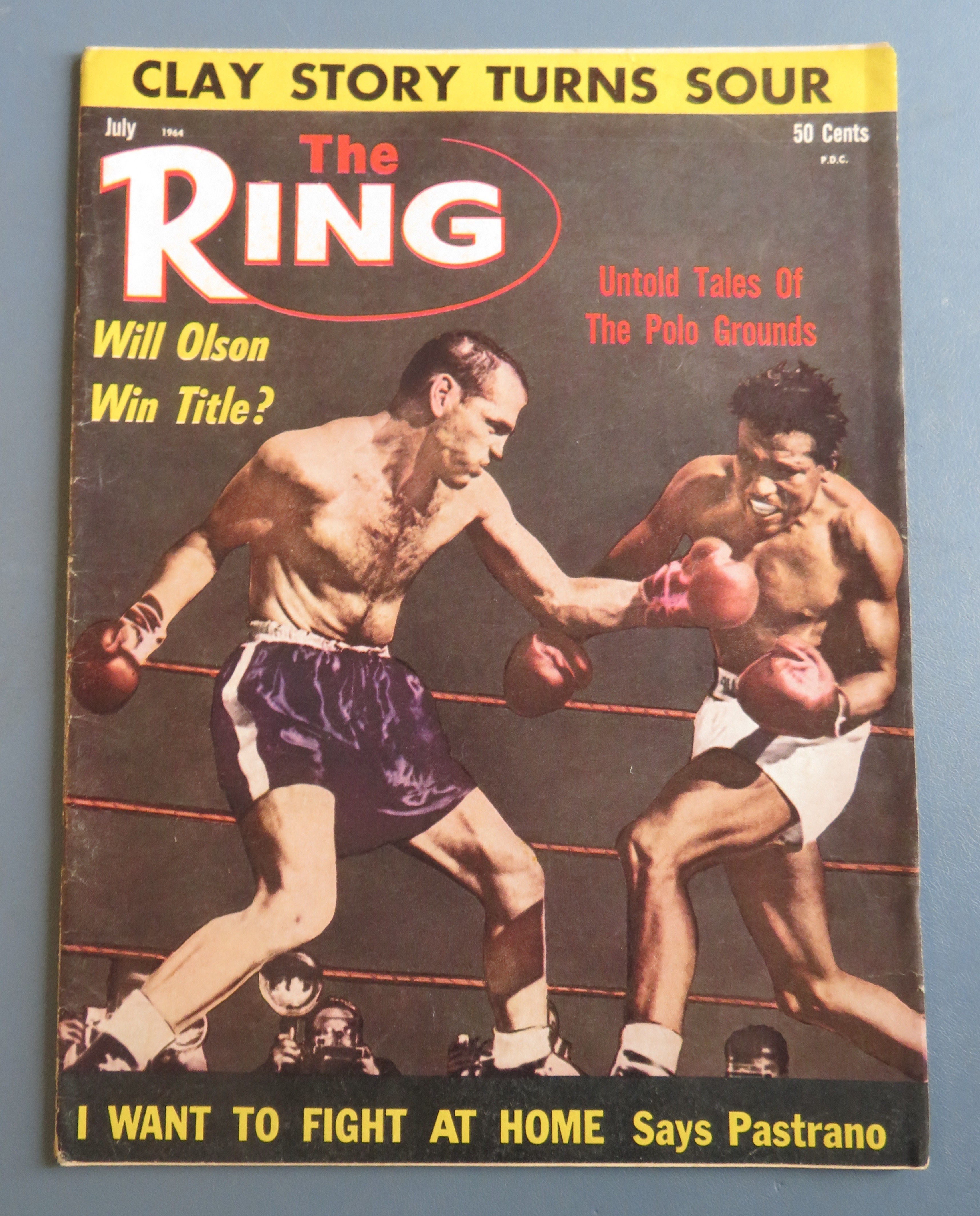 The Ring Magazine July 1964 Will Olson Win Title?