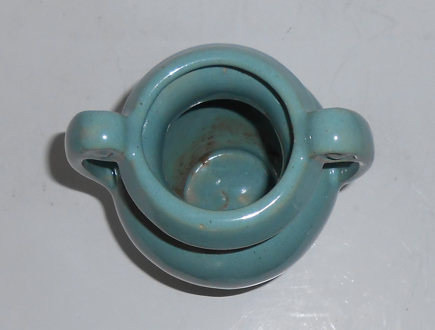Zanesville Stoneware Pottery Seacrest Green #865 Twin H