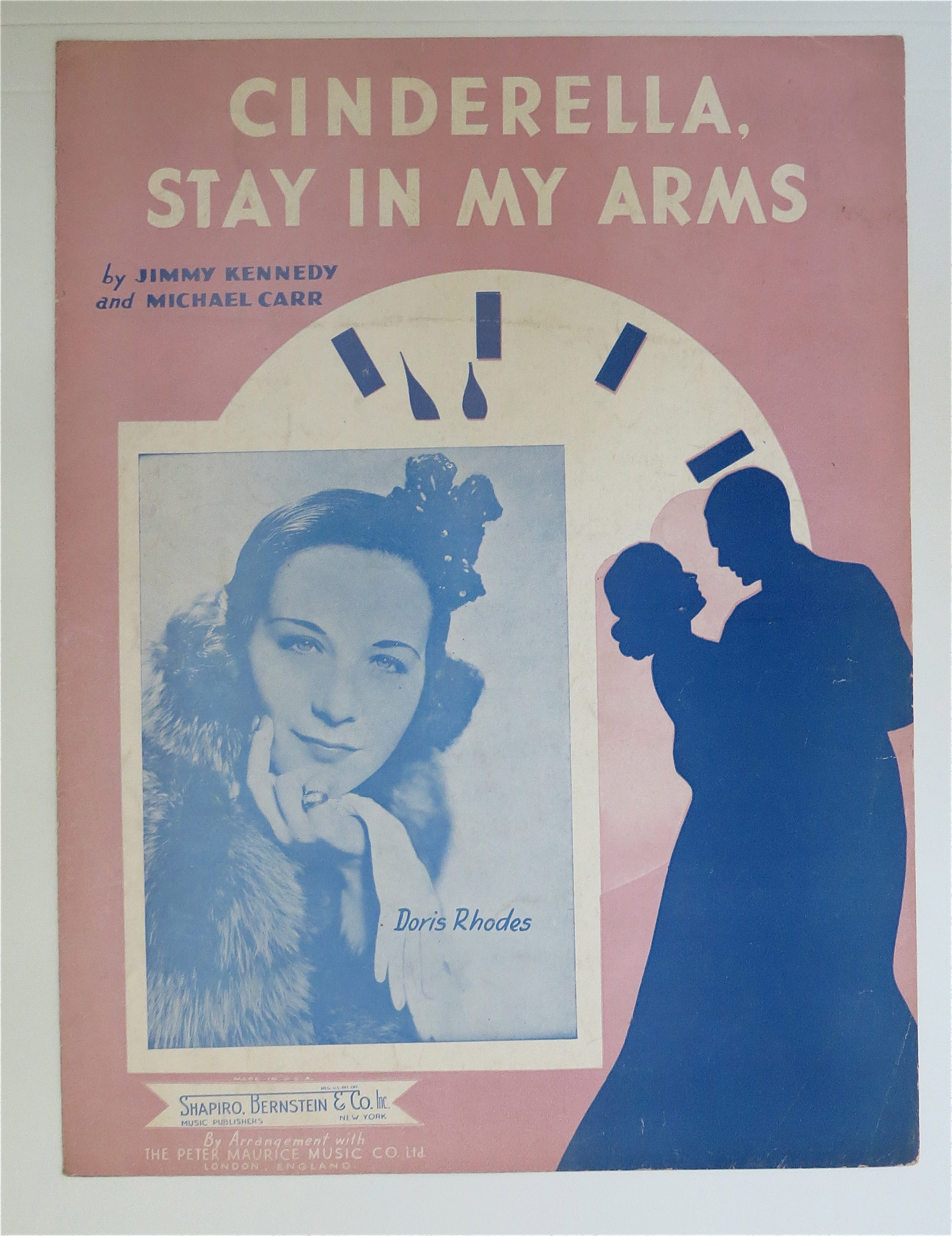 1938 Cinderella, Stay In My Arms By Kennedy & Carr