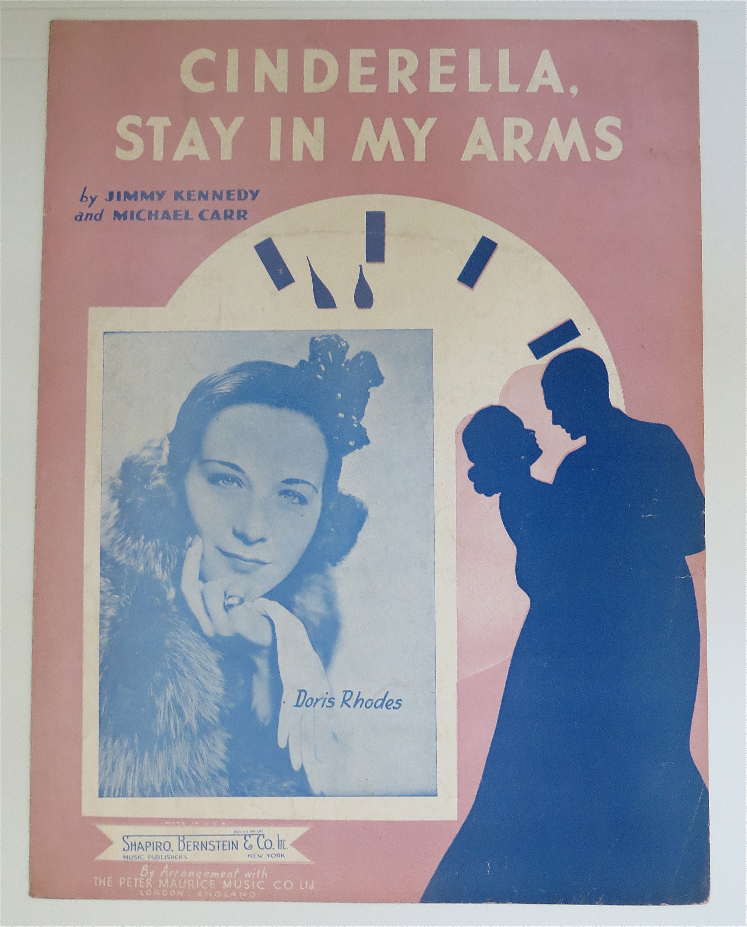 1938 Cinderella, Stay In My Arms By Kennedy & Carr