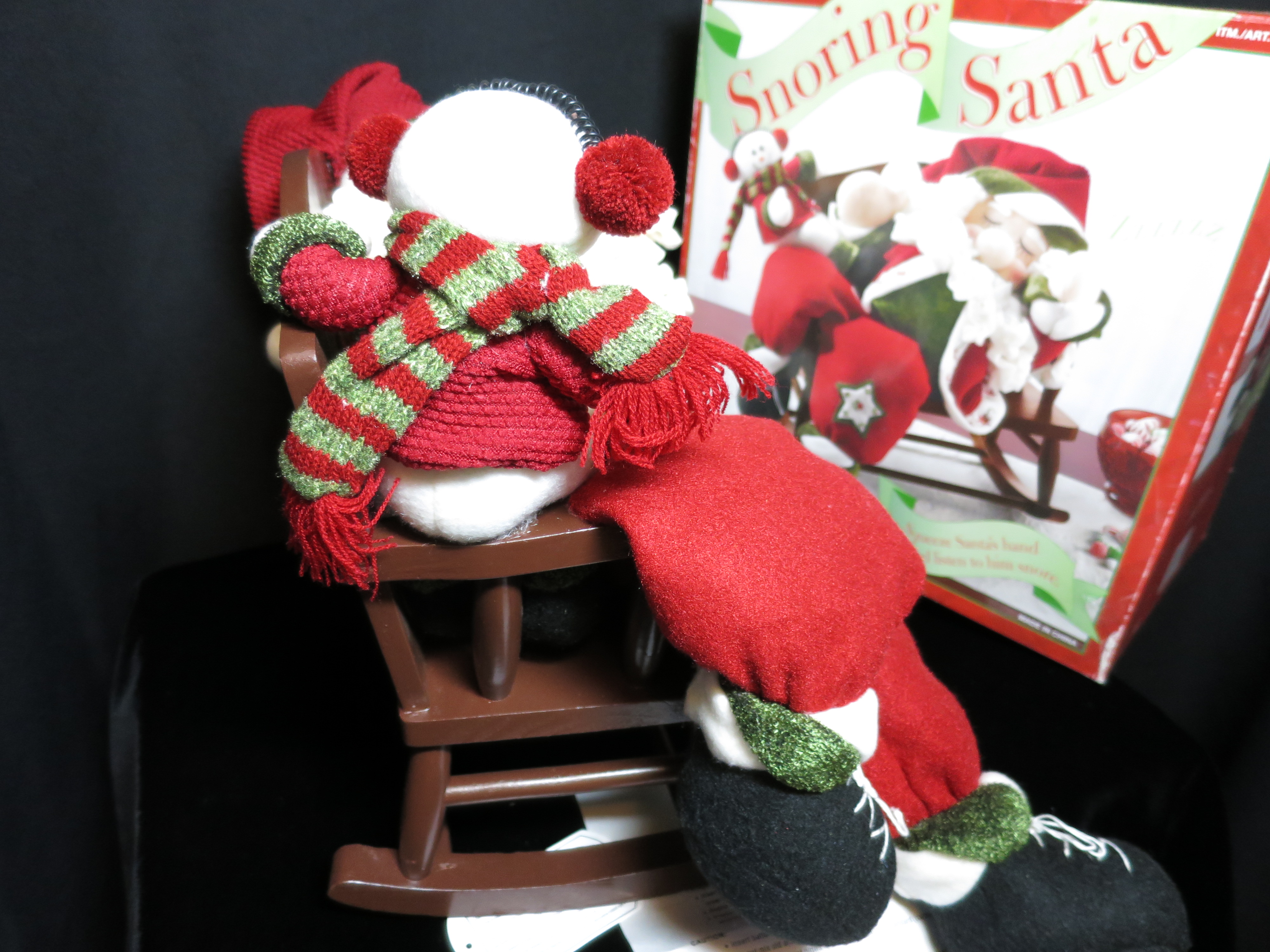 Snoring Santa AA Battery Operated Imported by Costco