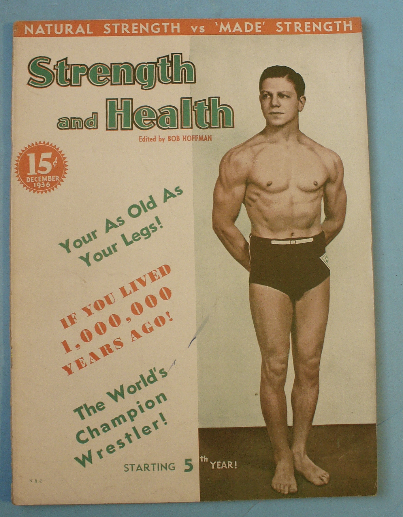 Strength & Health Magazine December 1936 Joe Florito