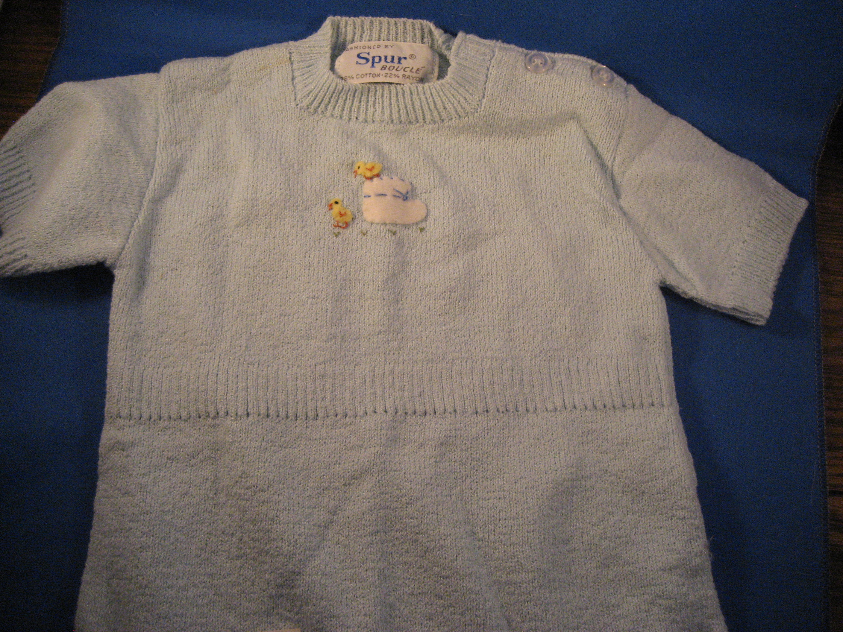 Boys Knitted One Piece Outfit