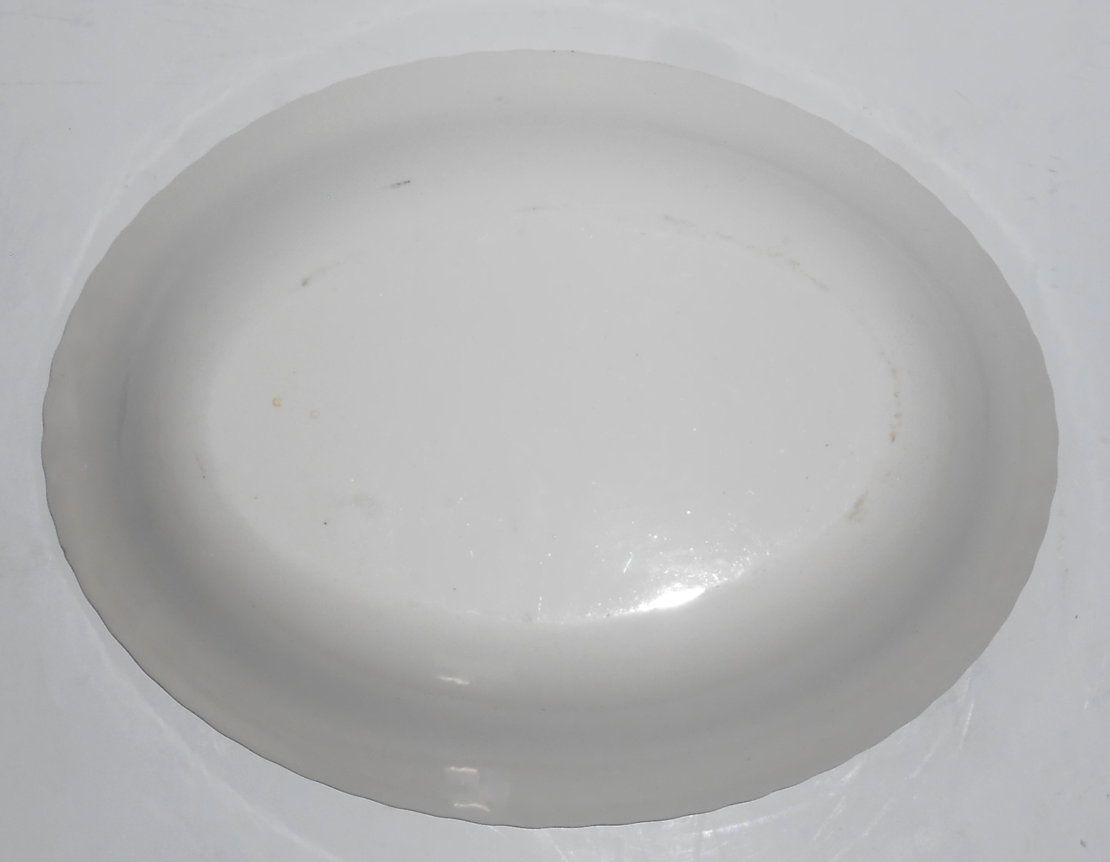 Blue Ridge Pottery Bluebell Bouquet Oval Vegetable Bowl