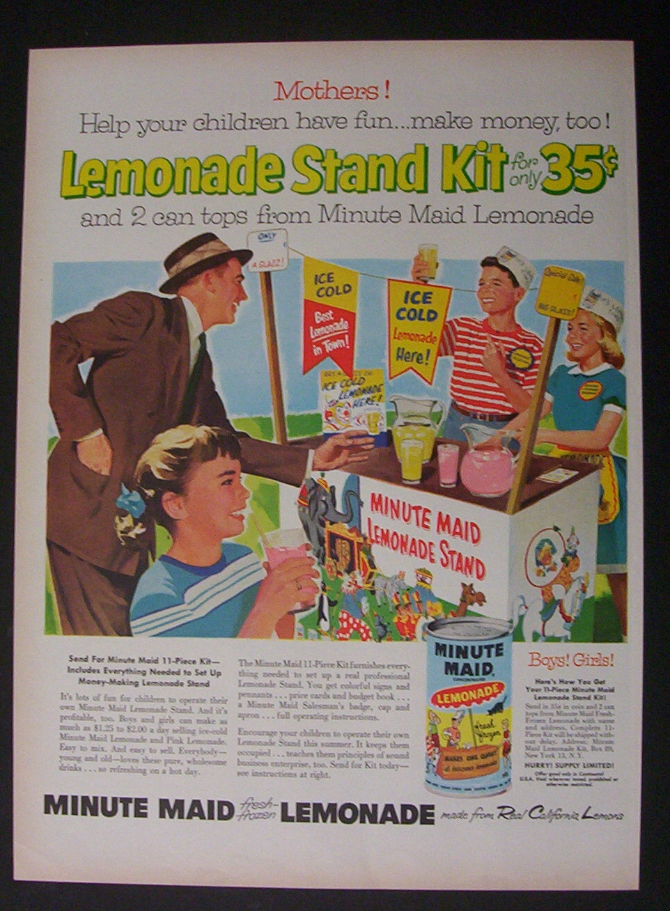 1956 Minute Maid Lemonade