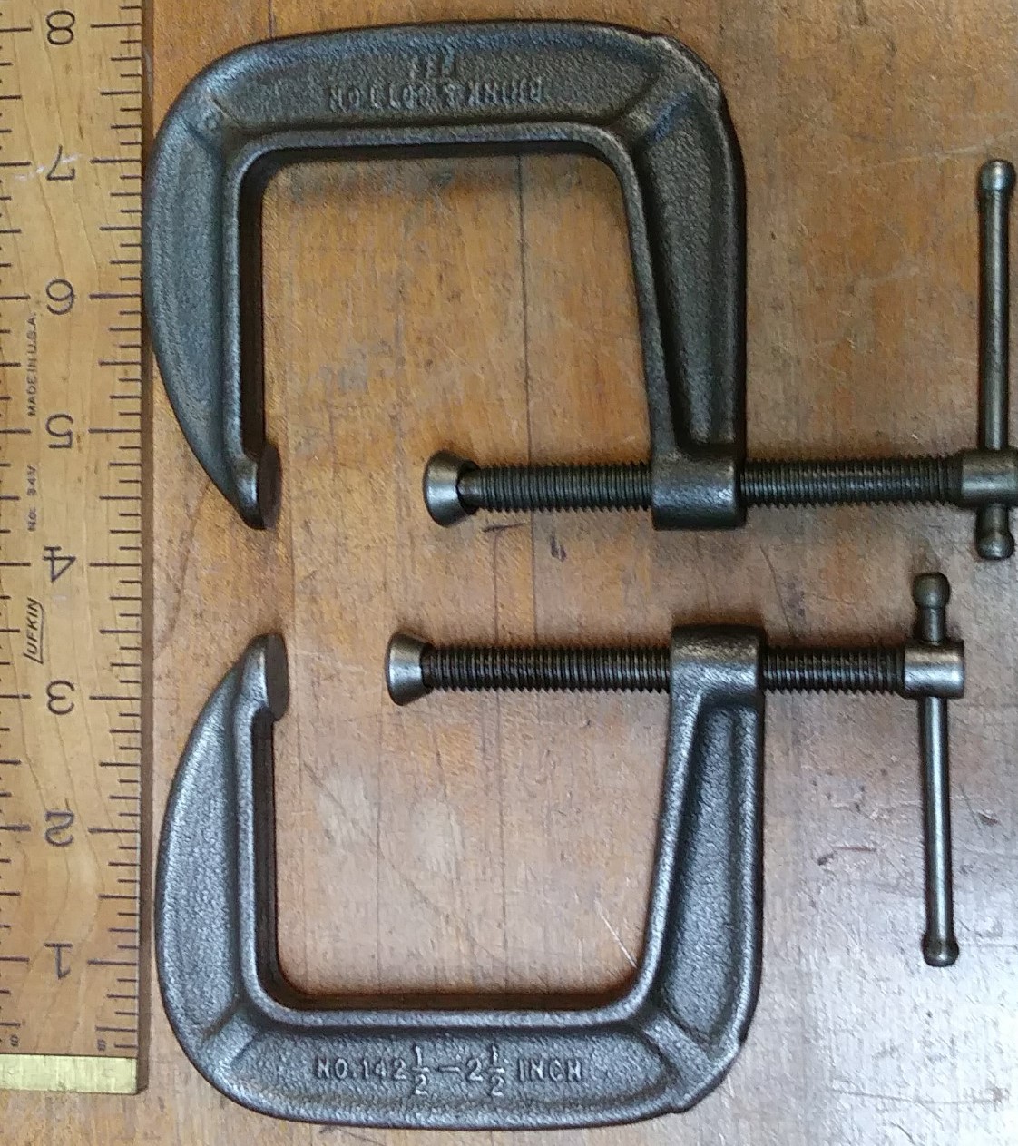 Brink & Cotton 2.5 inch C-Clamp No. 142-1/2