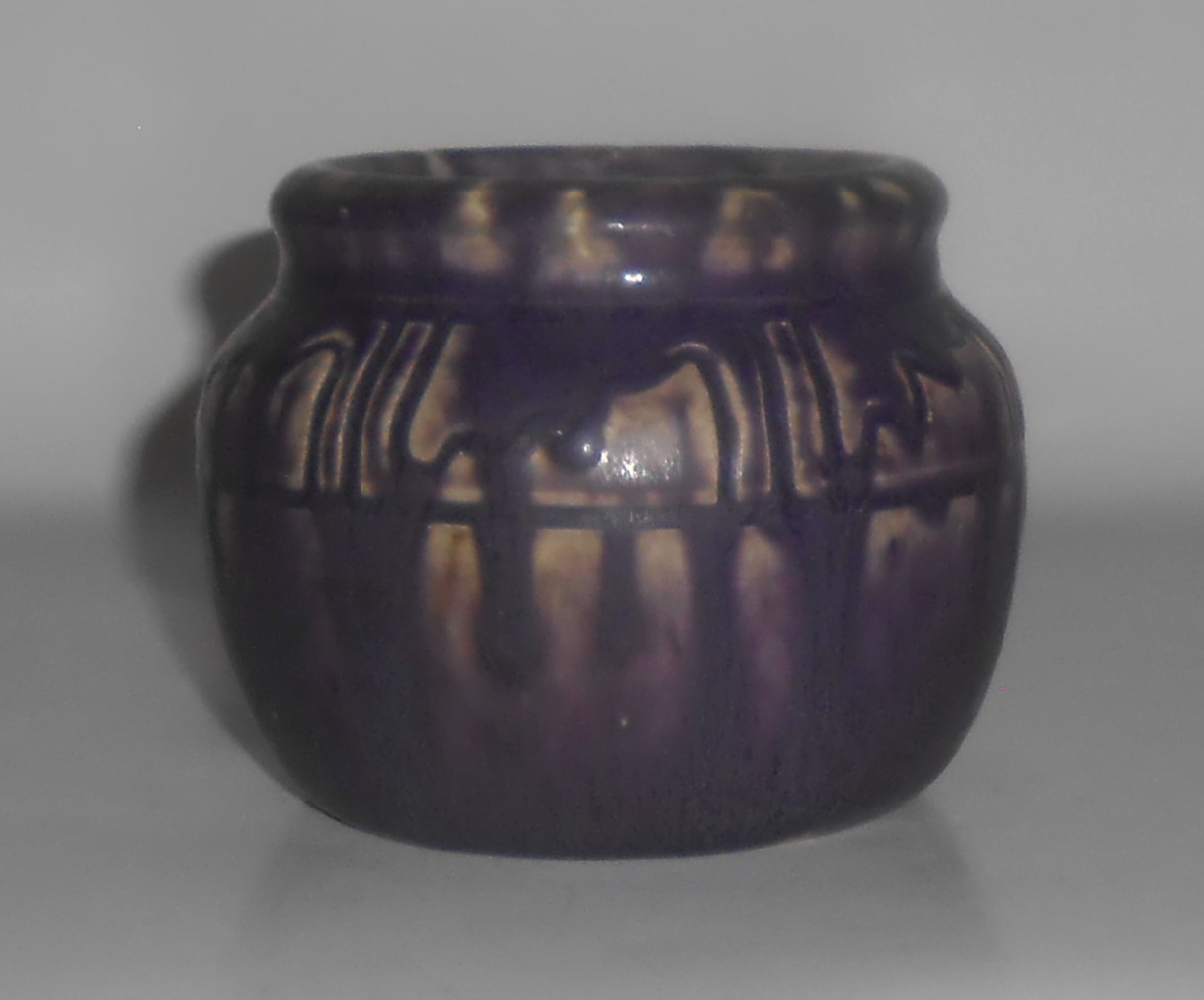 Rookwood Pottery Purple 1901 Albert Munson Decorated Va