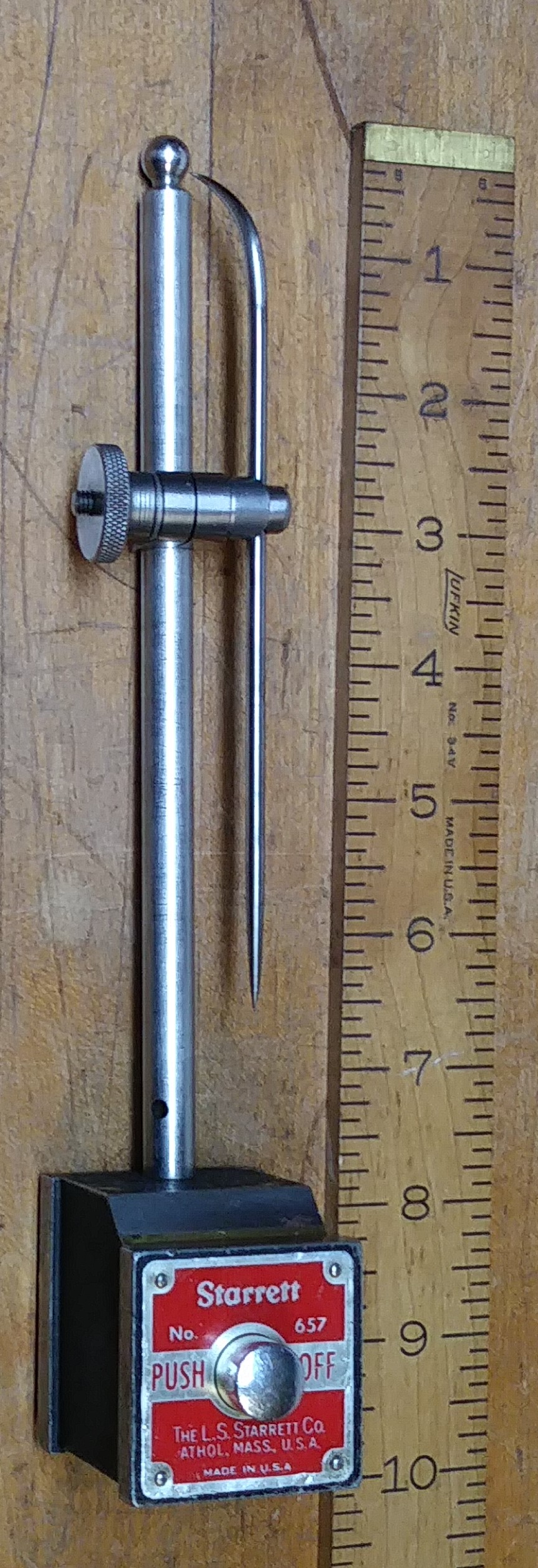 Starrett Magnetic Base Indicator Holder No. 657