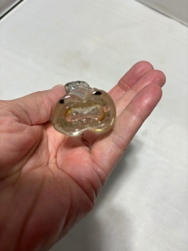 Miniature Dapper Bulldog Perfume Bottle Wearing Top Hat Circa 1930s-40s