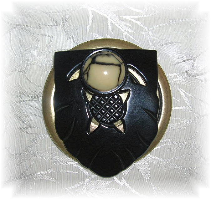 Fab One Of A Kind Artist Bakelite Brooch