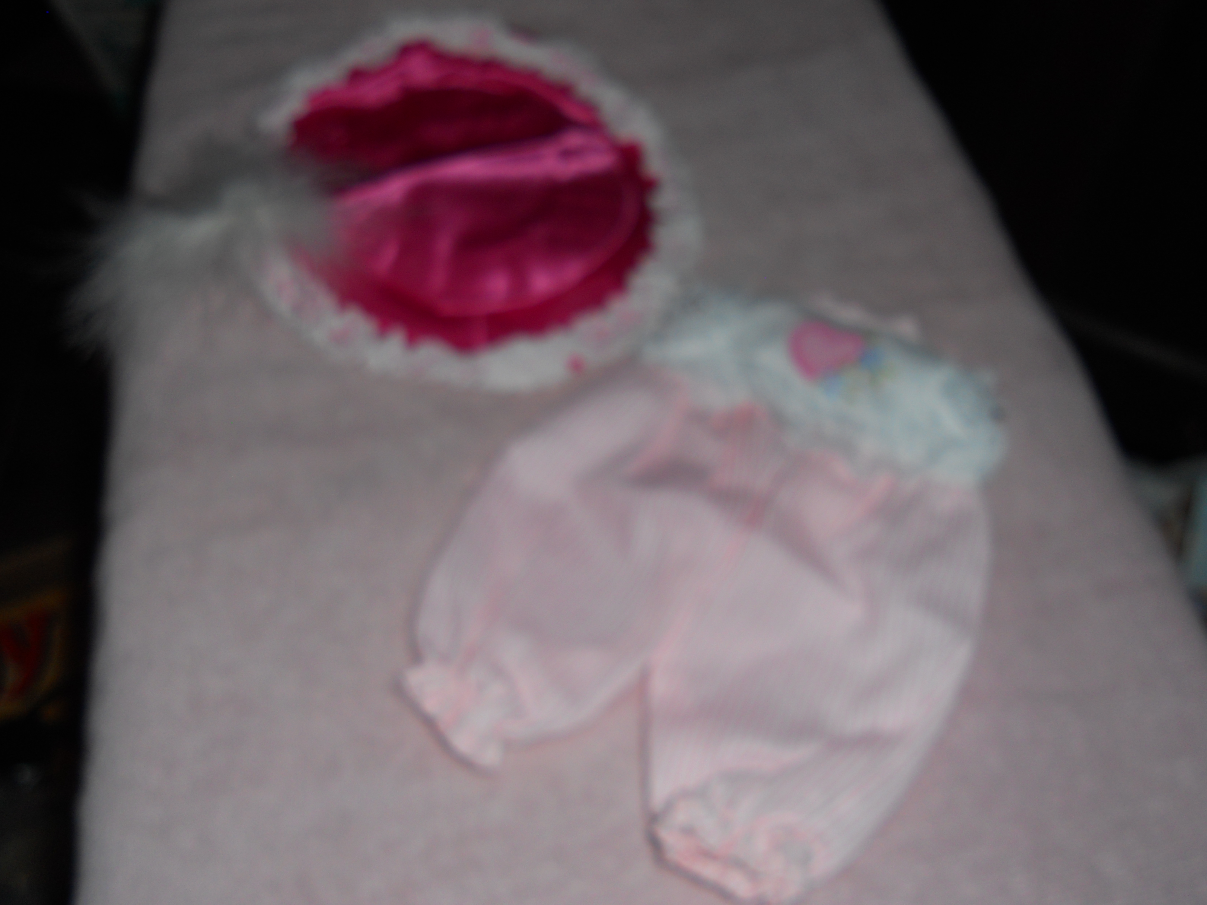 Doll Clothes Romper and Hat 7 1/2 inch