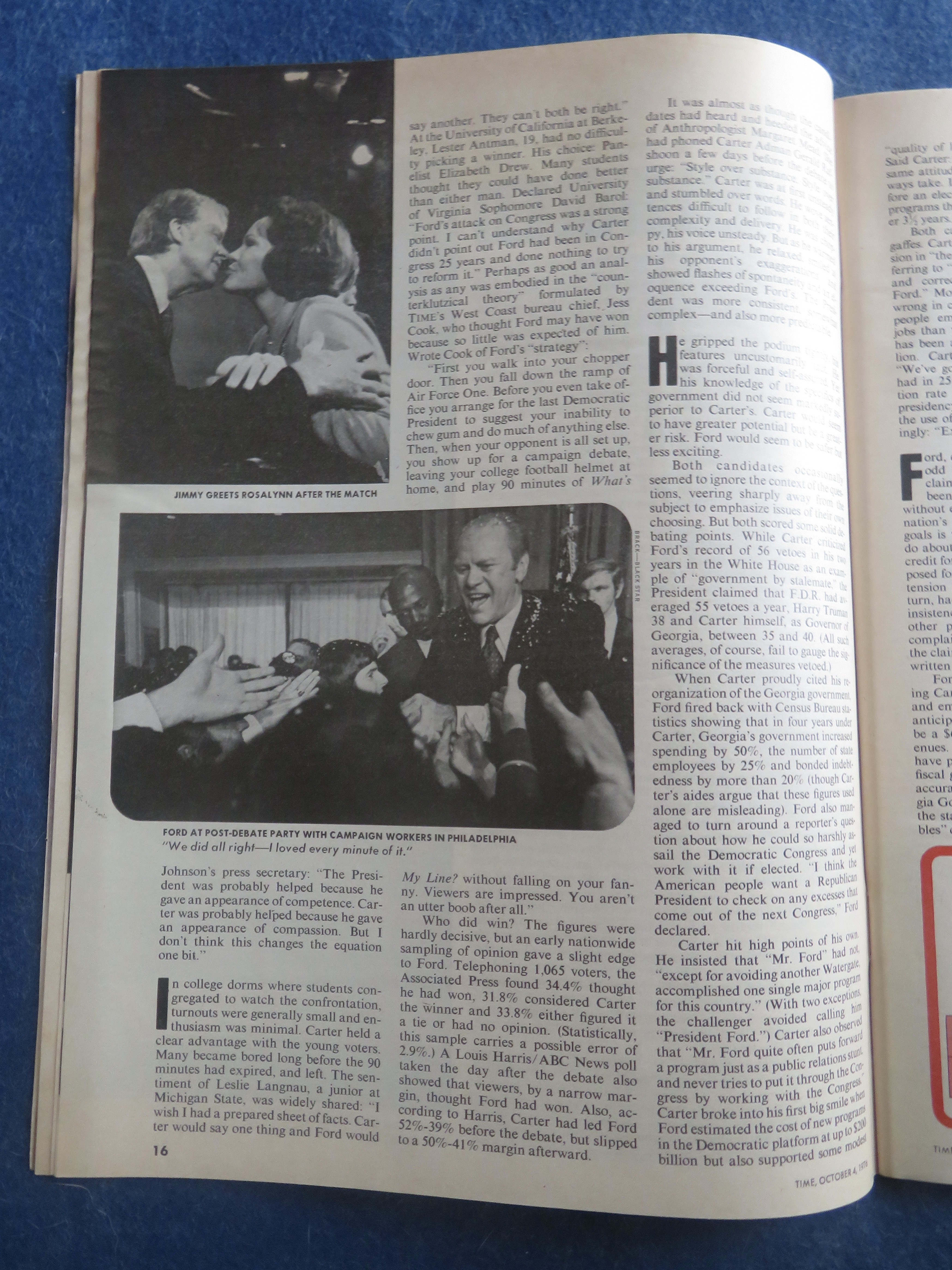 Time Magazine October 4, 1976 The Character Test