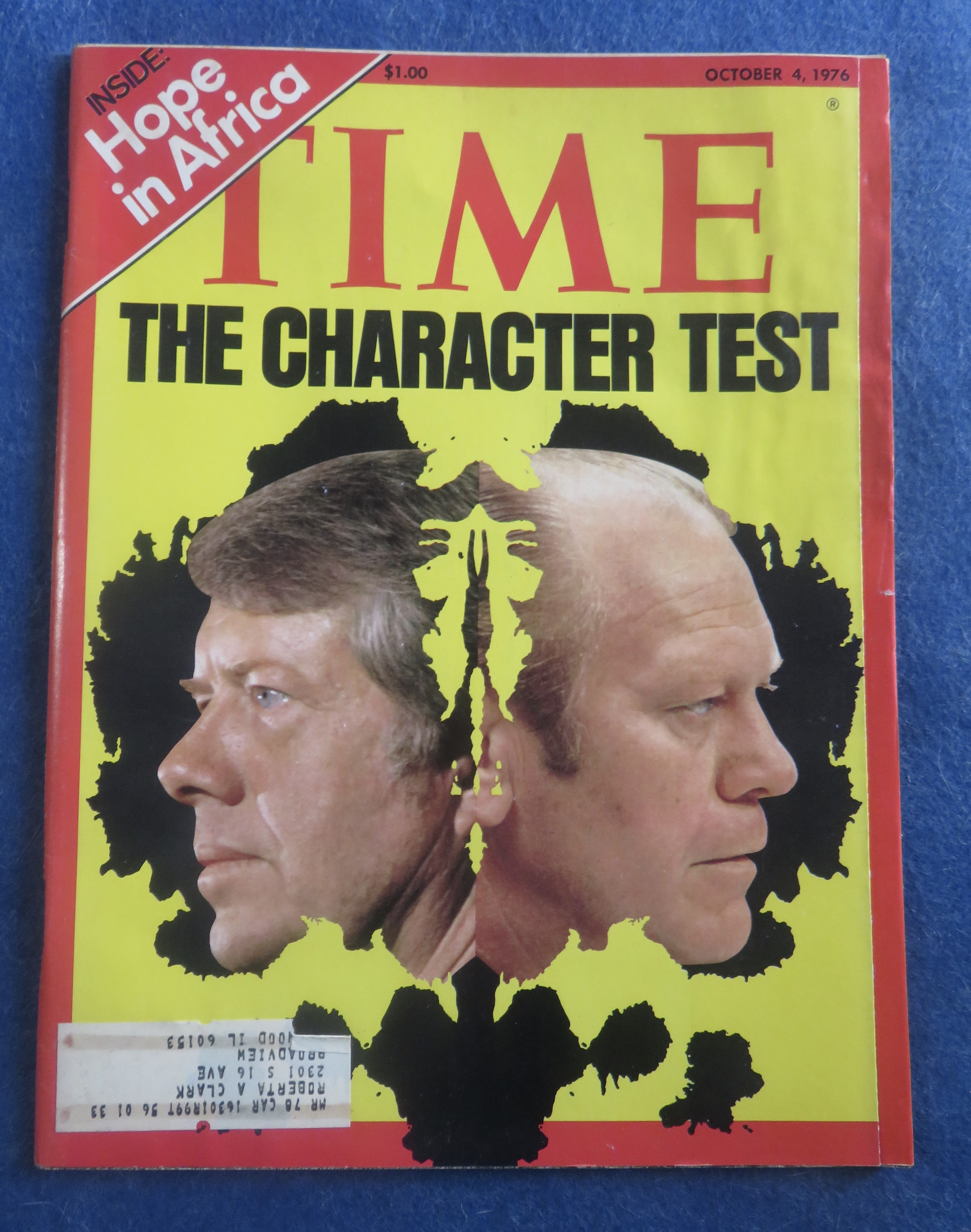 Time Magazine October 4, 1976 The Character Test