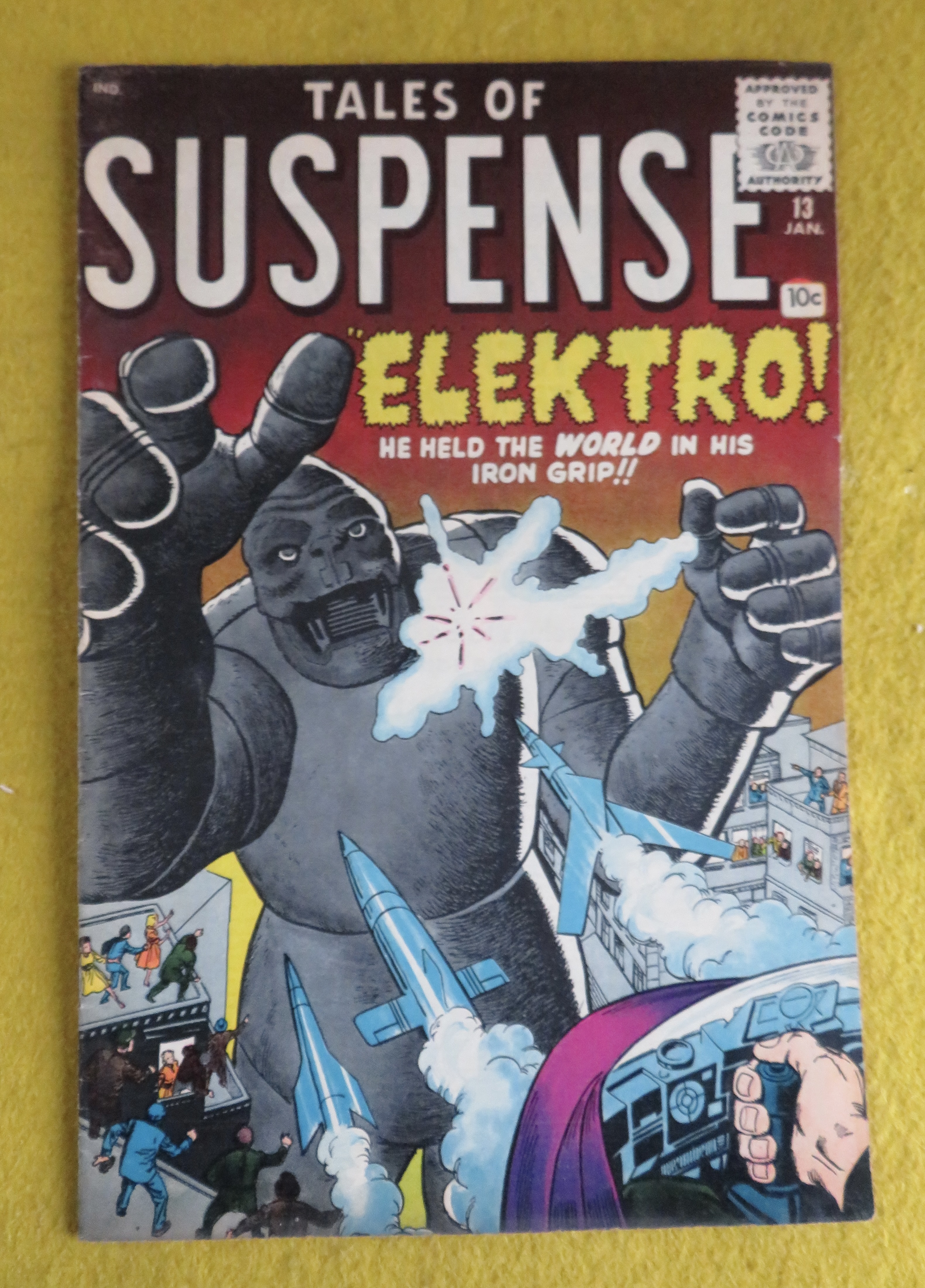 Tales Of Suspense Comic January 1961 Elektro