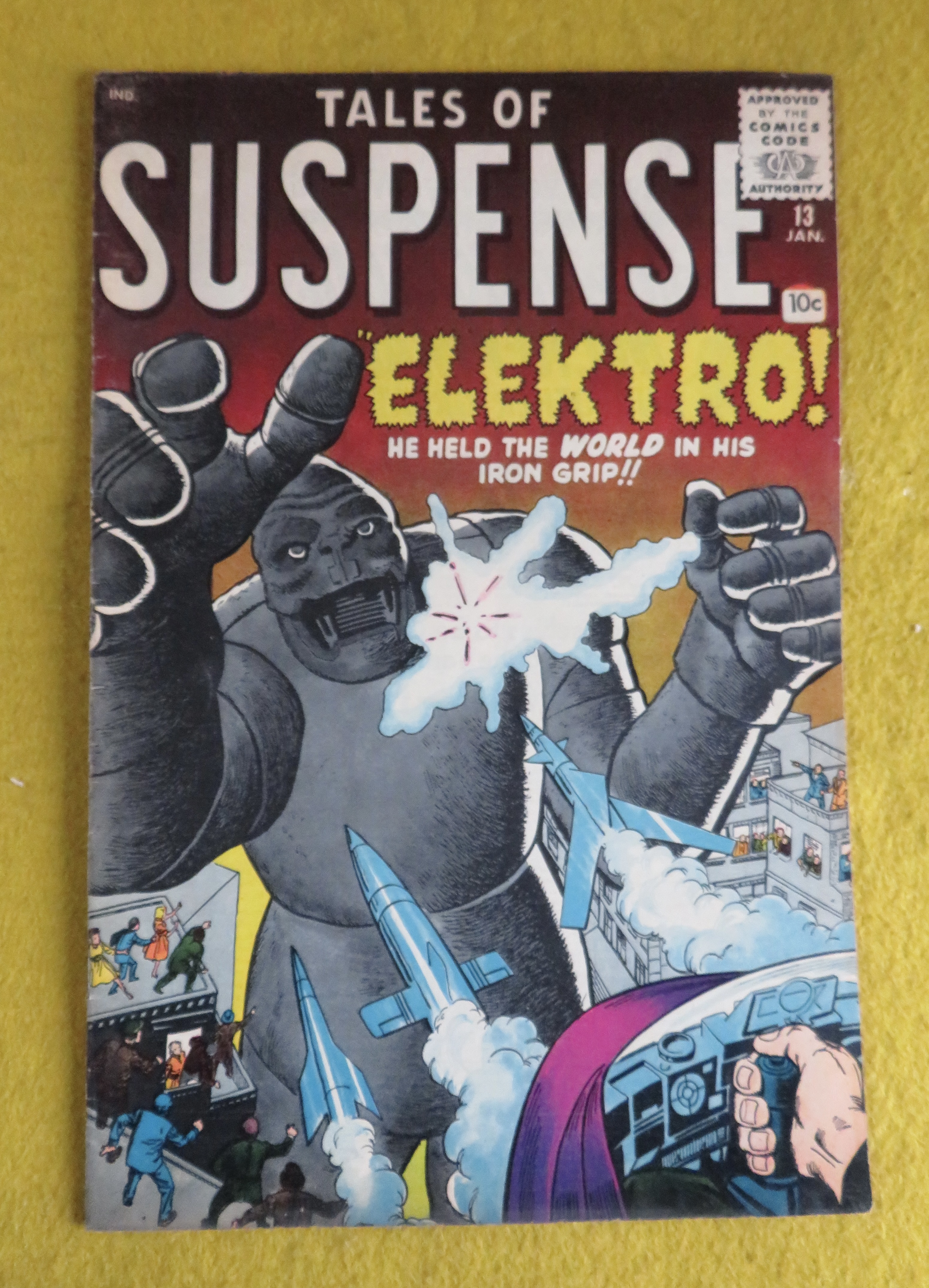 Tales Of Suspense Comic January 1961 Elektro