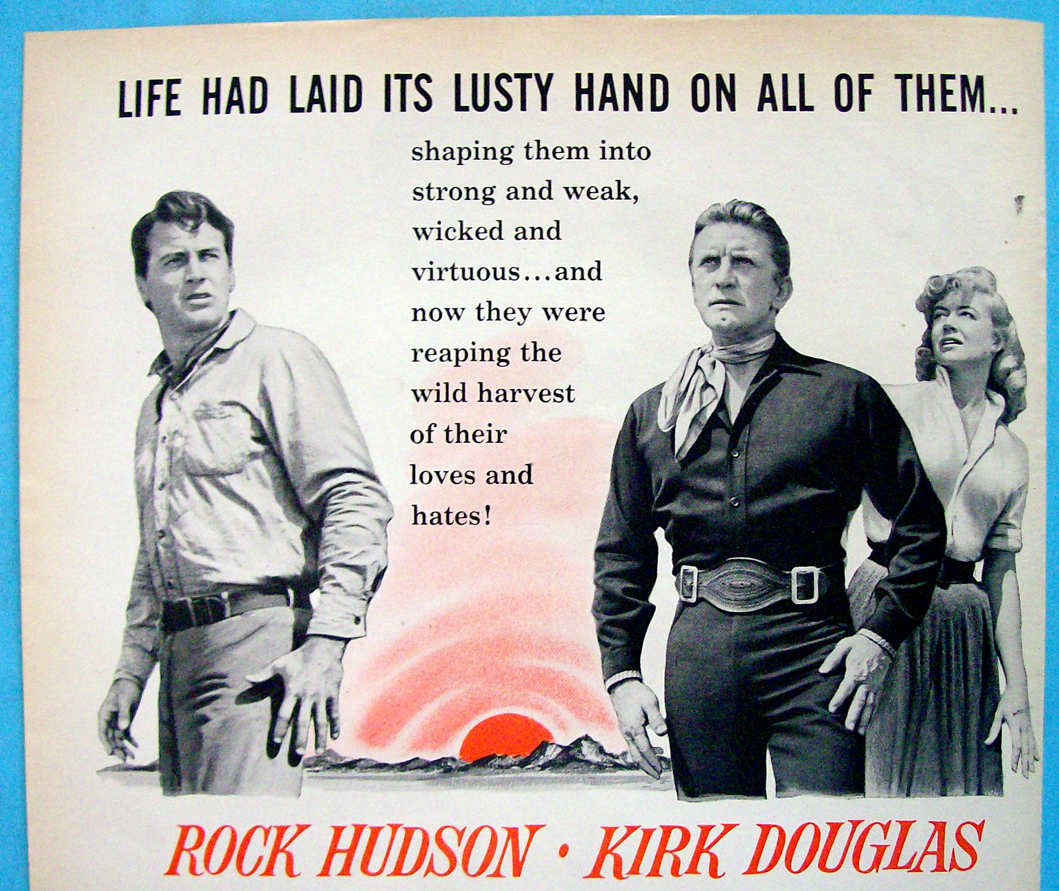 Vintage Ad: 1961 The Last Sunset with Kirk Douglas