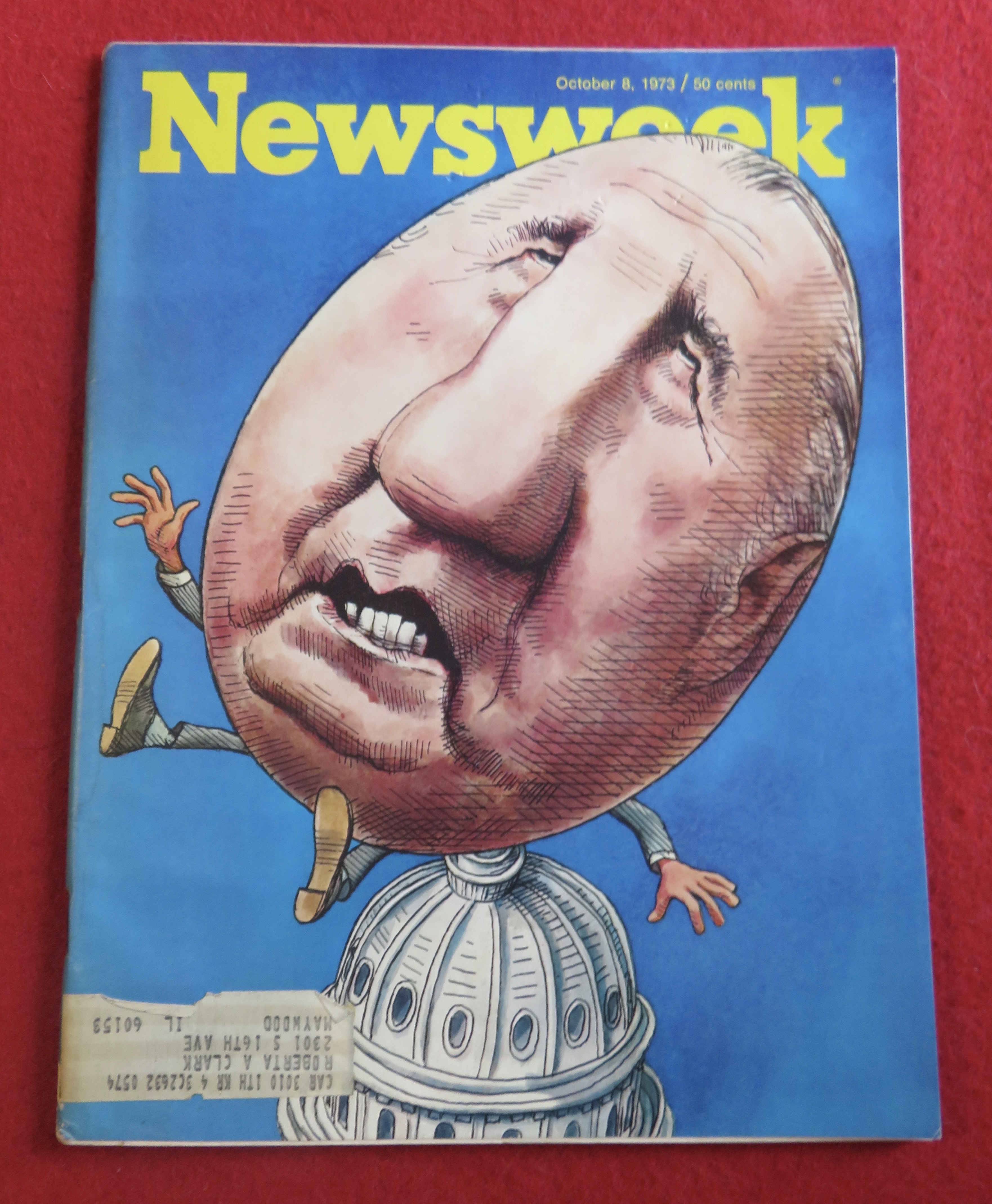 Newsweek Magazine October 8, 1973 Spiro Fights Back