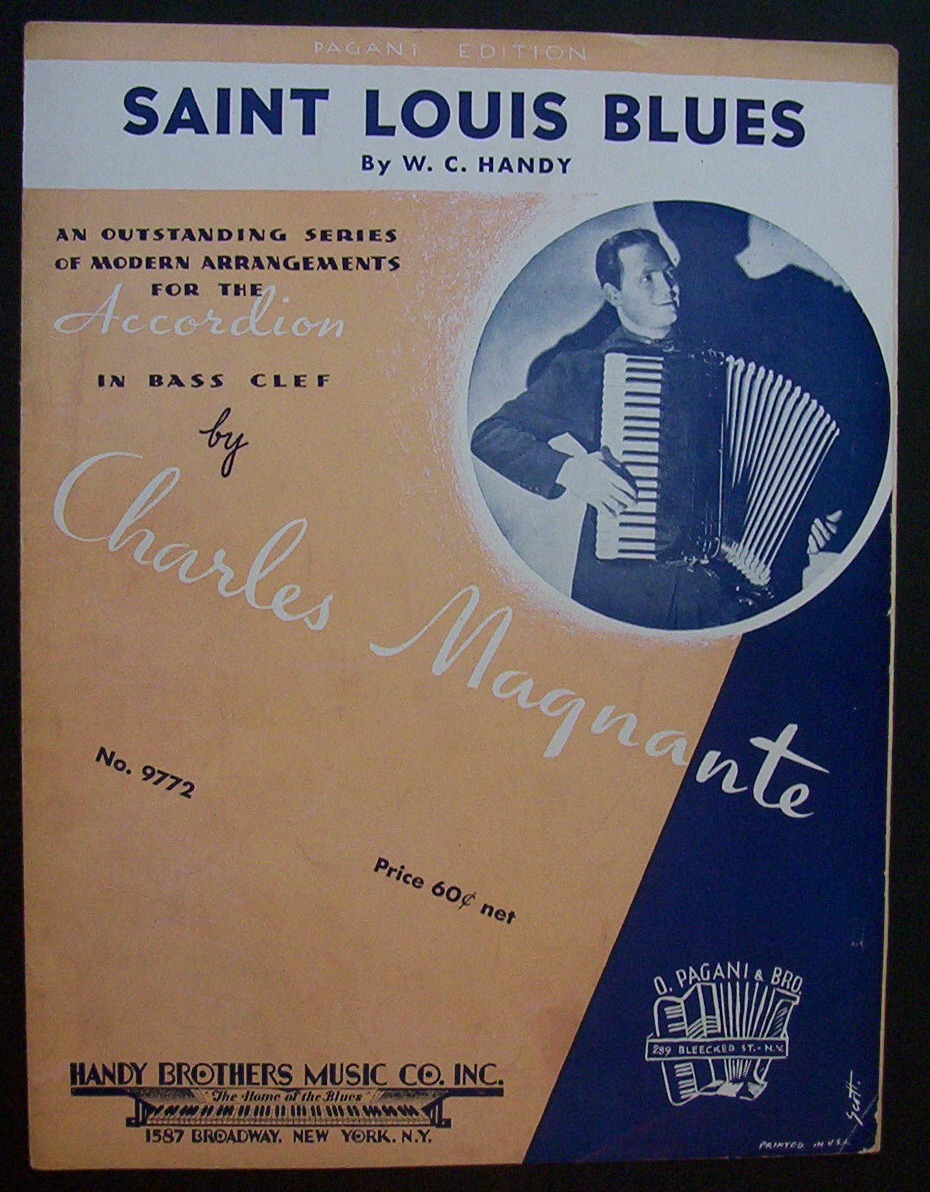 Sheet Music For 1914 Saint Louis Blues