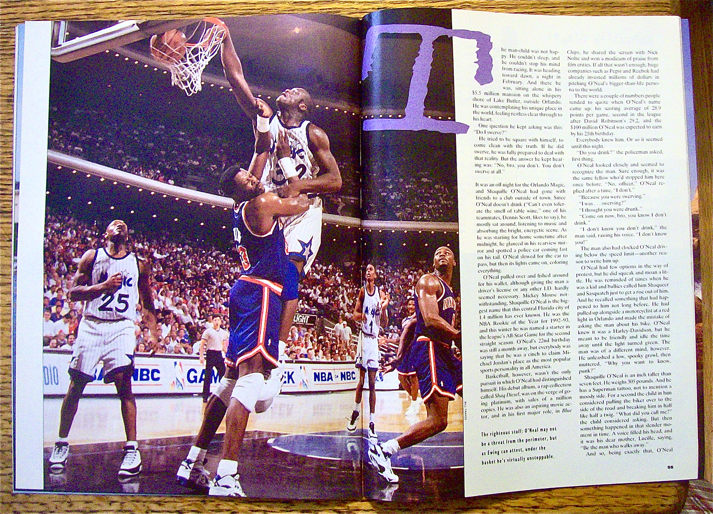 Sports Illustrated Magazine April 25, 1994 Big Daddy