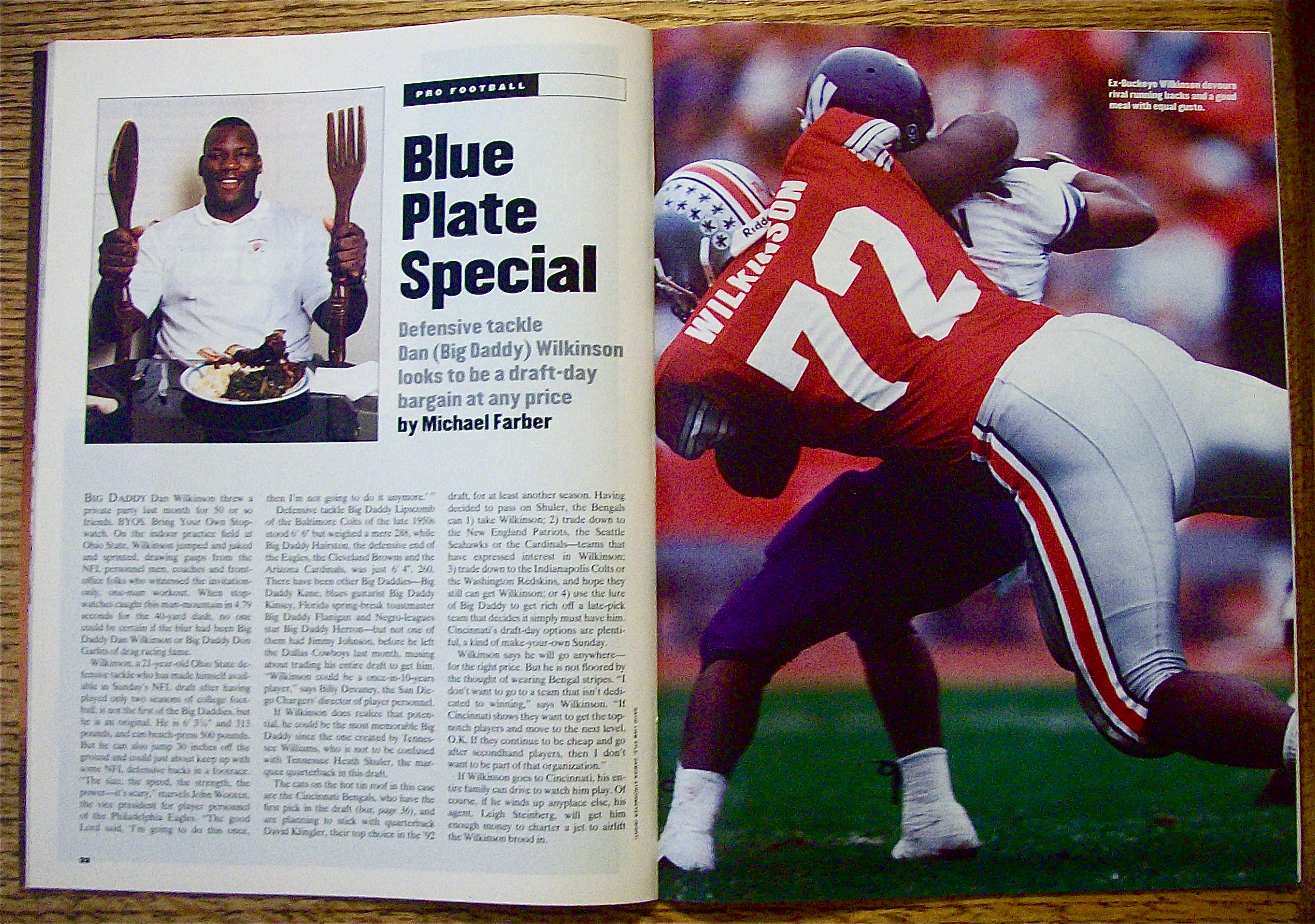 Sports Illustrated Magazine April 25, 1994 Big Daddy