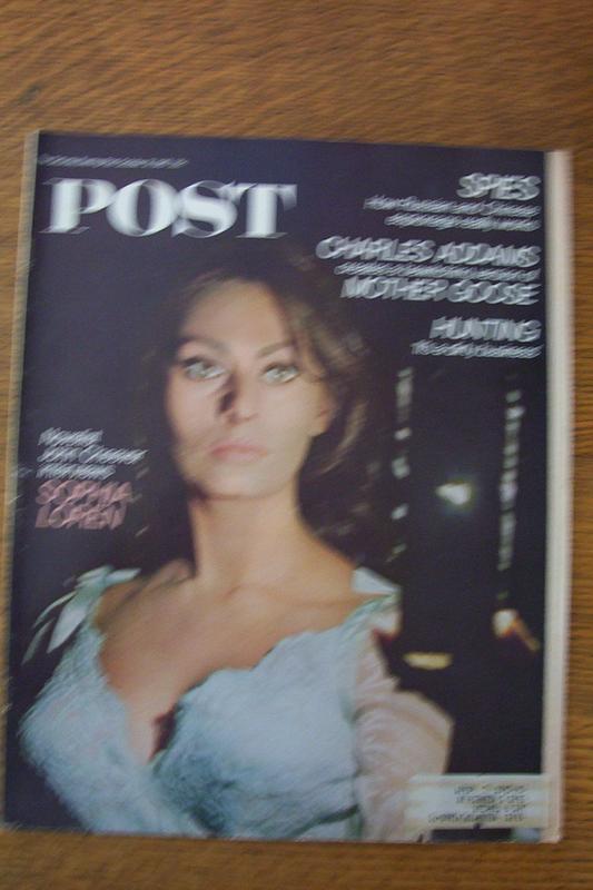 Sat Eve Post Magazine - October 21, 1967 - Sophia Loren