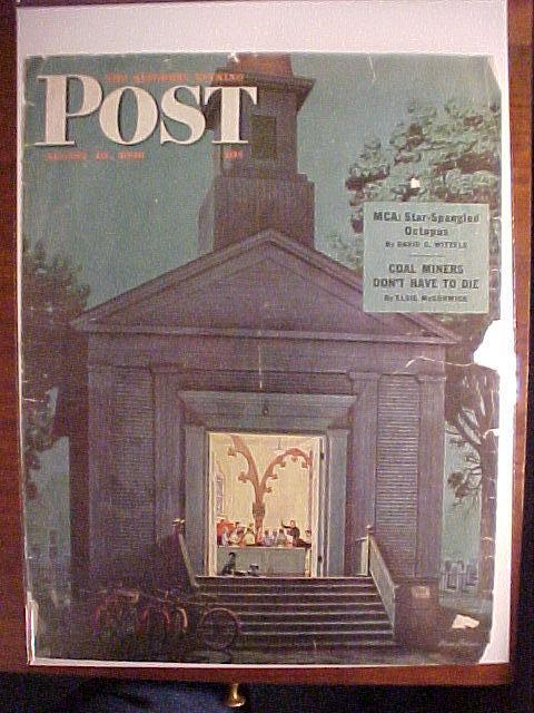 Saturday Evening Post Cover -Dohanos- August 10, 1946