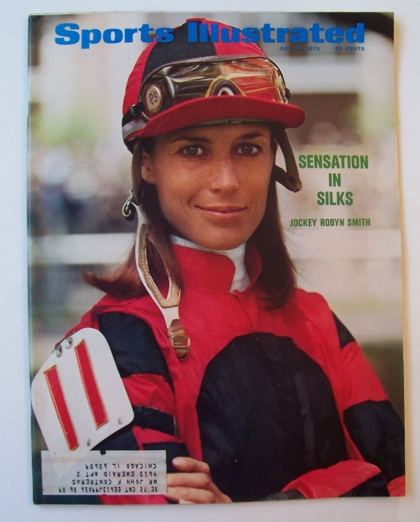 Sports Illustrated Magazine -July 31, 1972- Robyn Smith