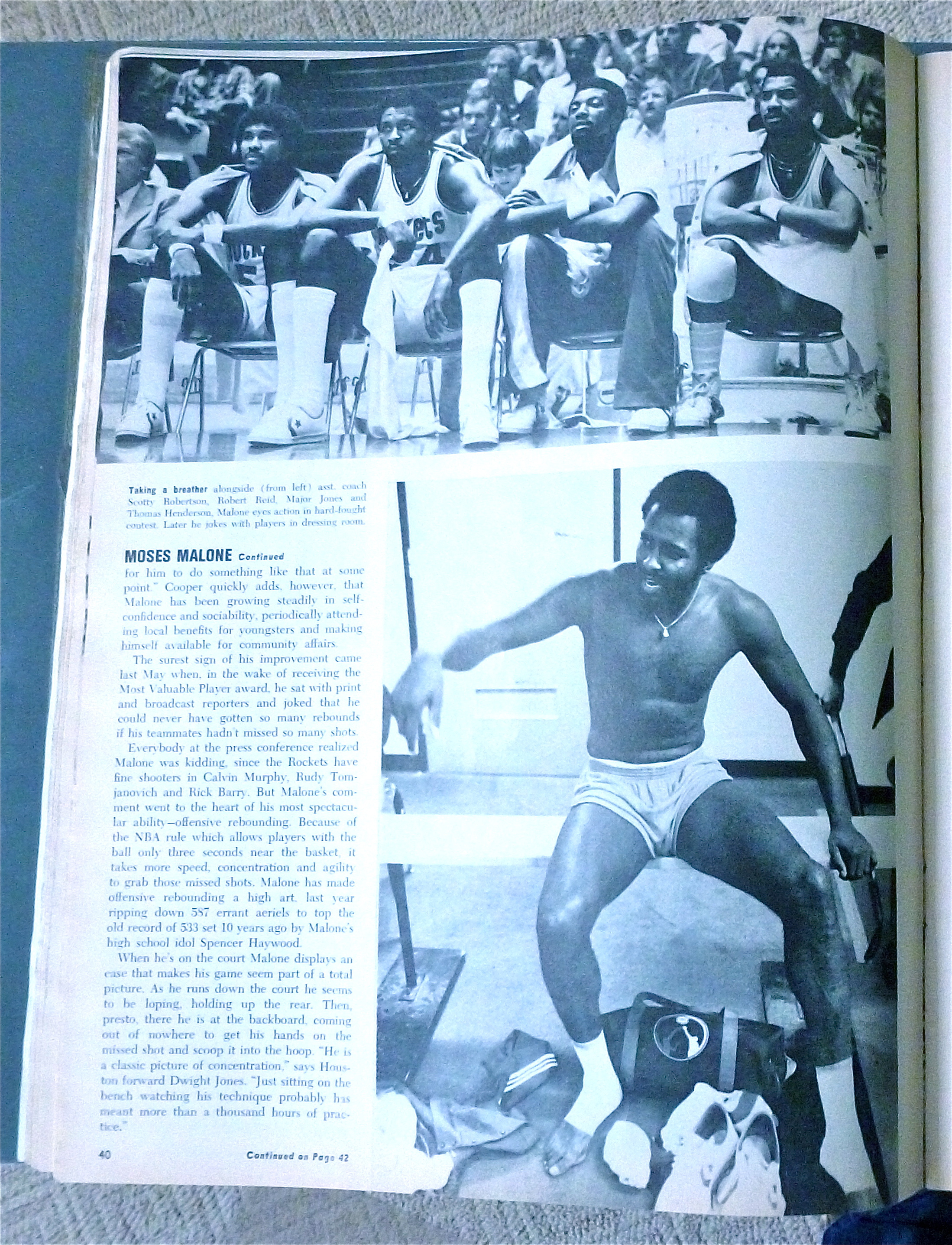 Ebony Magazine January 1980 Moses Malone