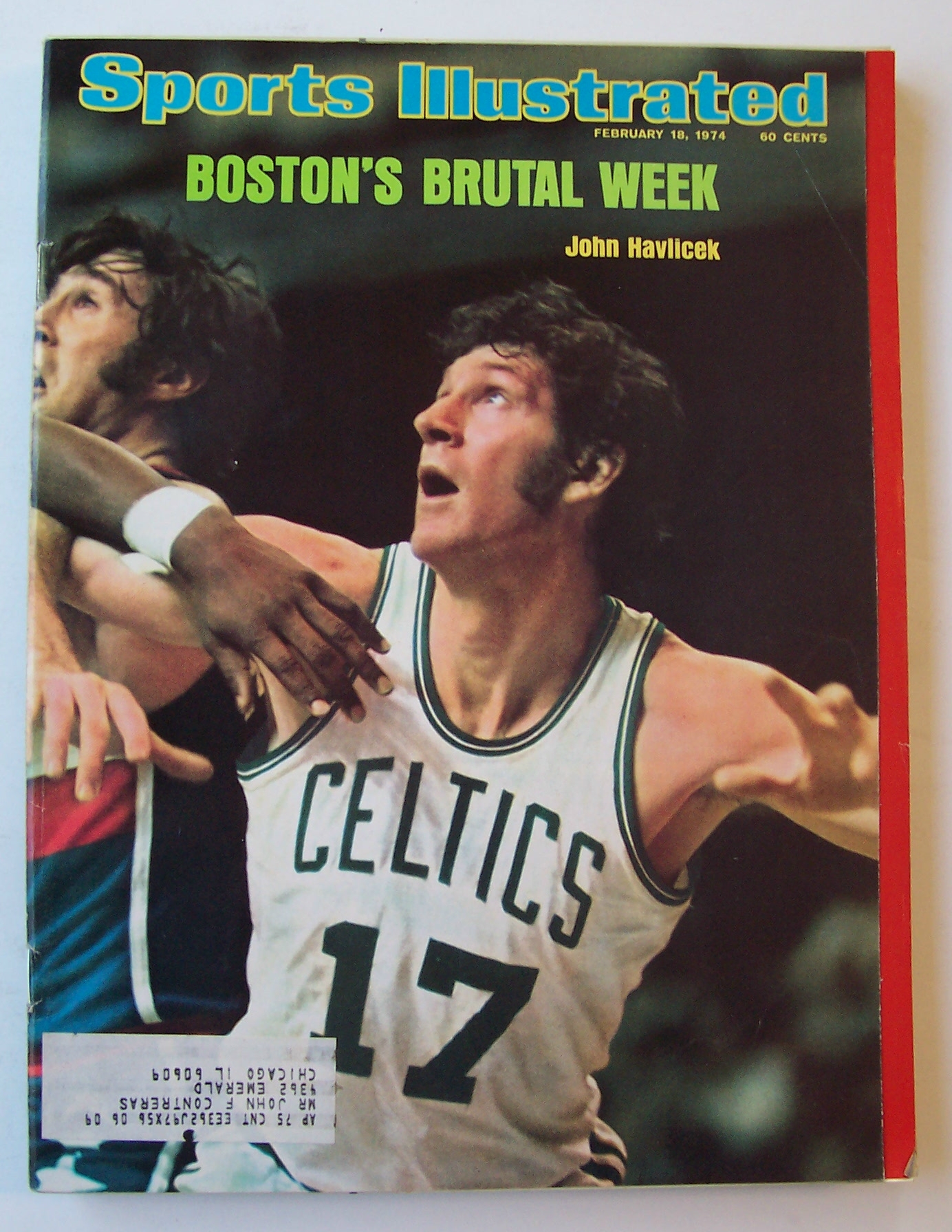 Sports Illustrated Magazine-Feb 18, 1974-John Havlicek