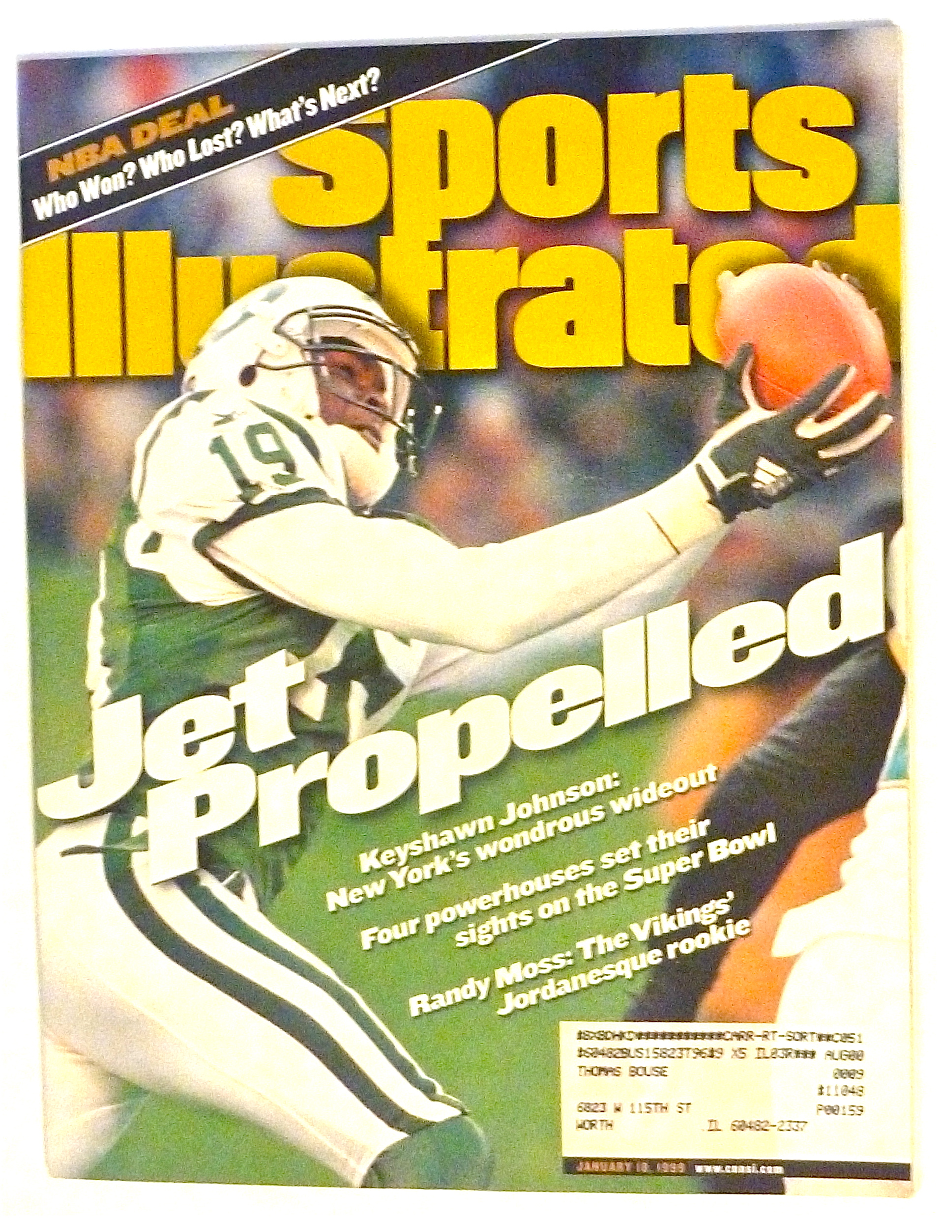 Sports Illustrated Magazine - January 18, 1999