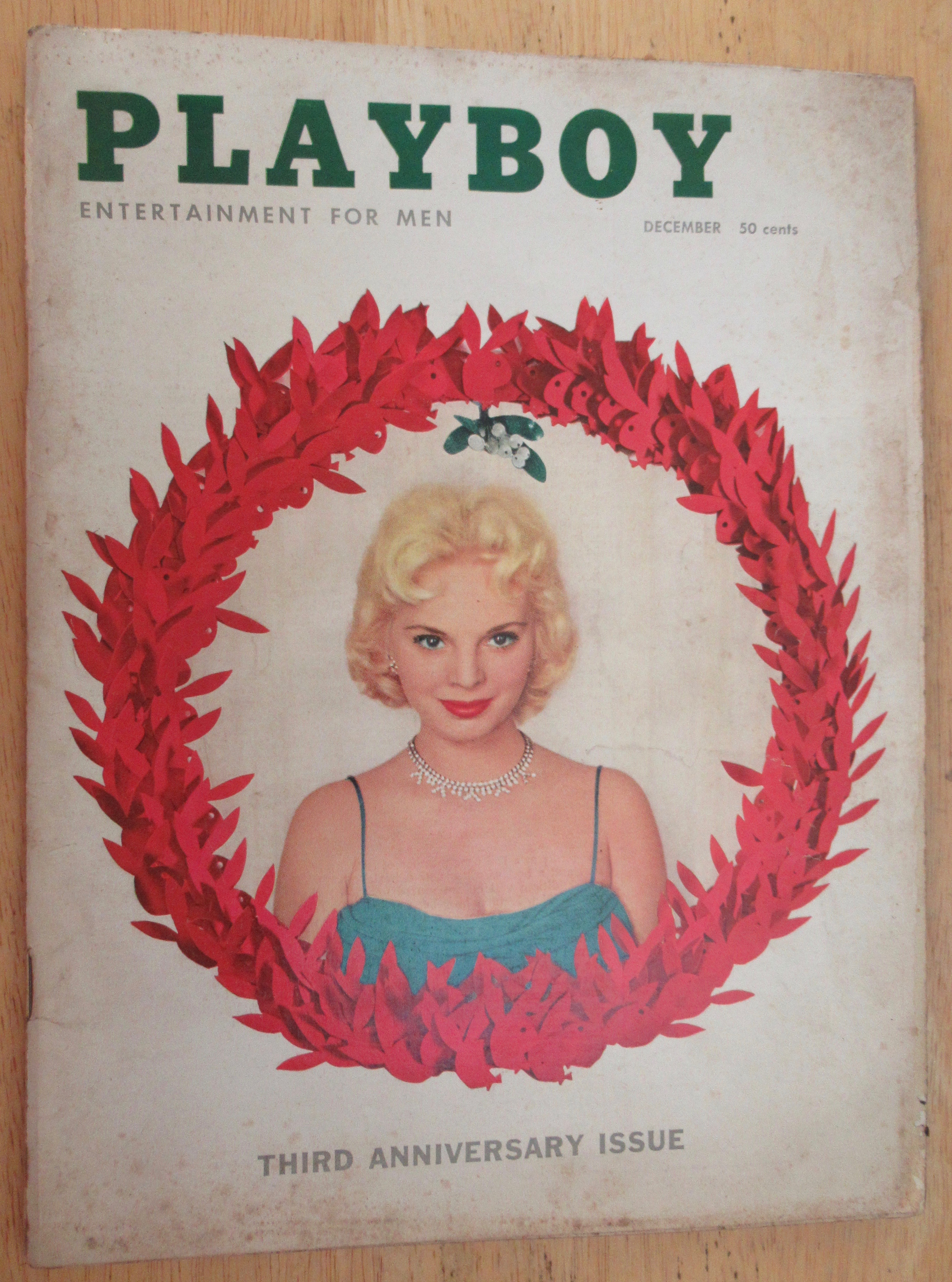 Playboy Magazine-December 1956-Lisa Winters