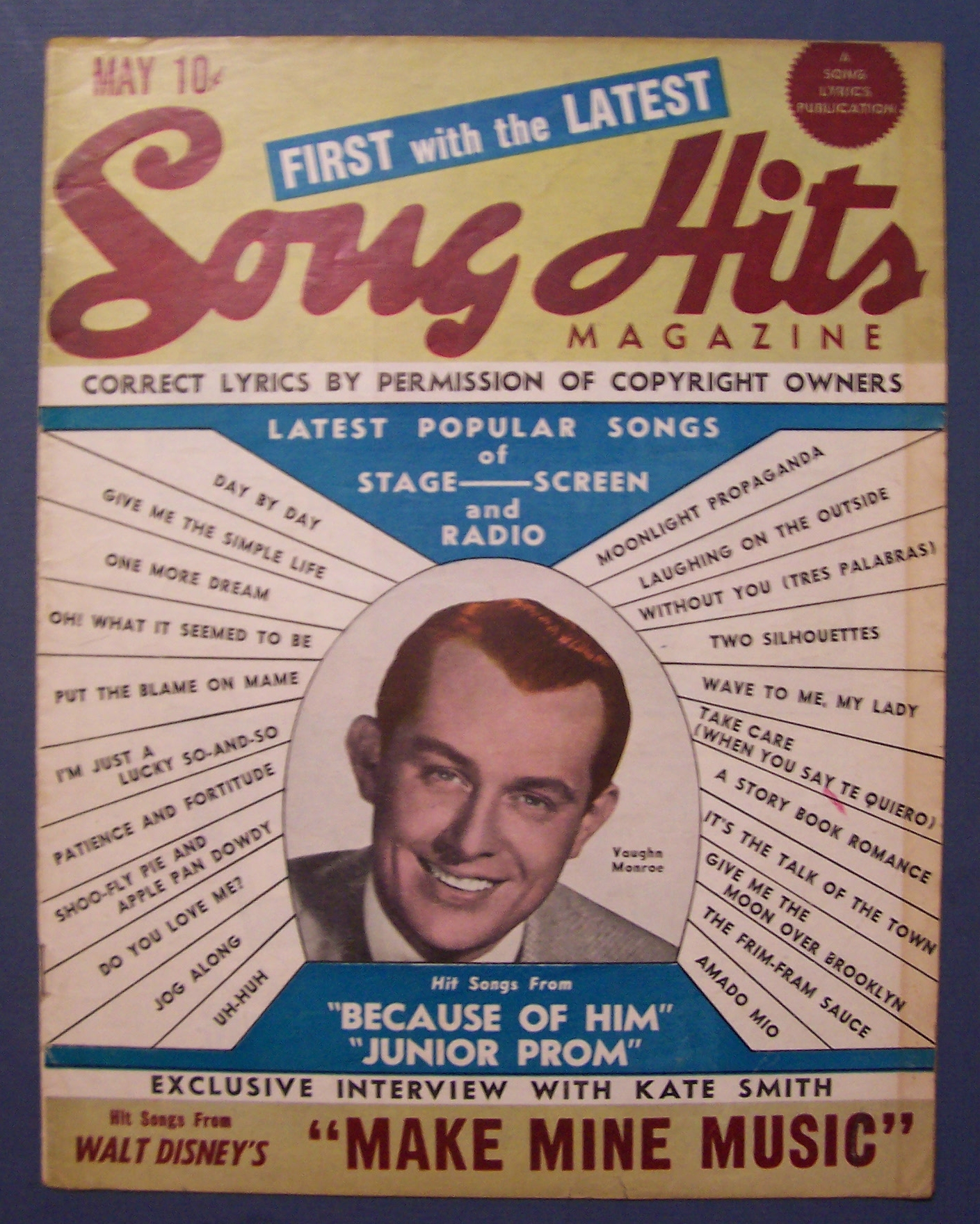 Song Hits Magazine - May 1946 - Vaughn Monroe Cover