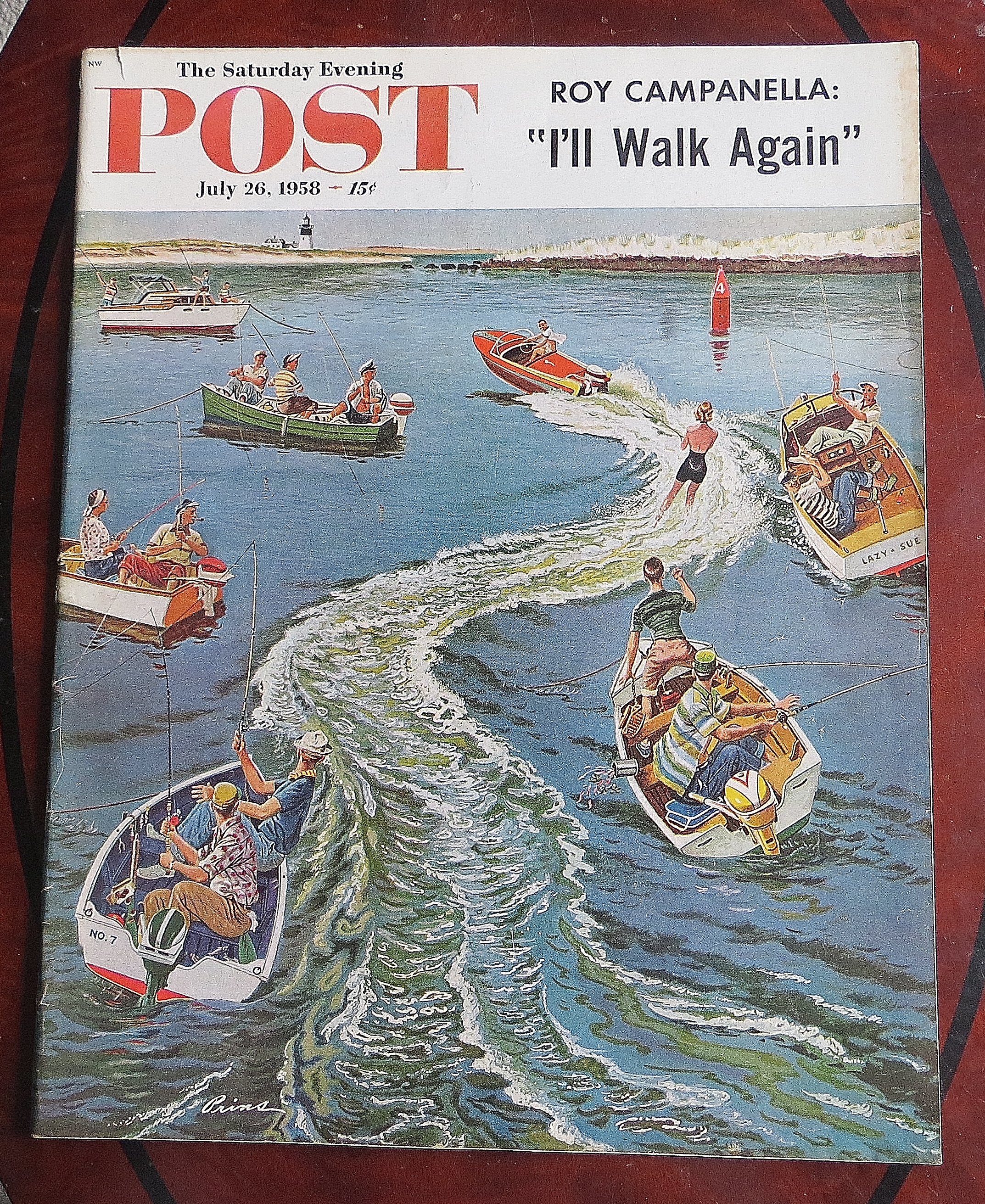 Saturday Evening Post July 26, 1958 Roy Campanella