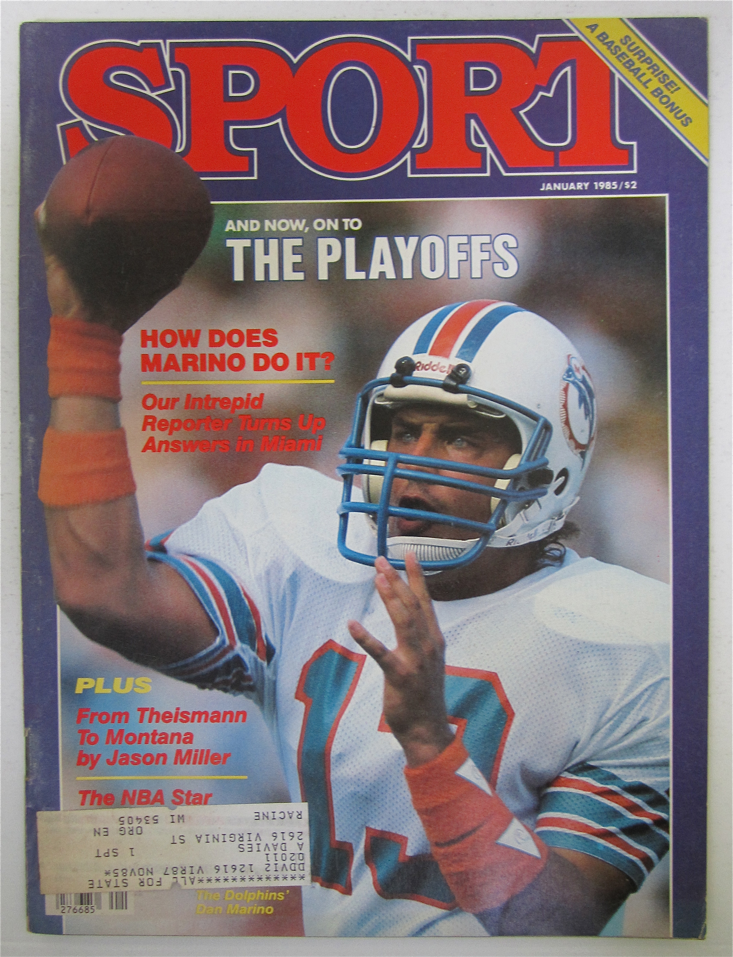 Sport Magazine January 1985 The Playoffs