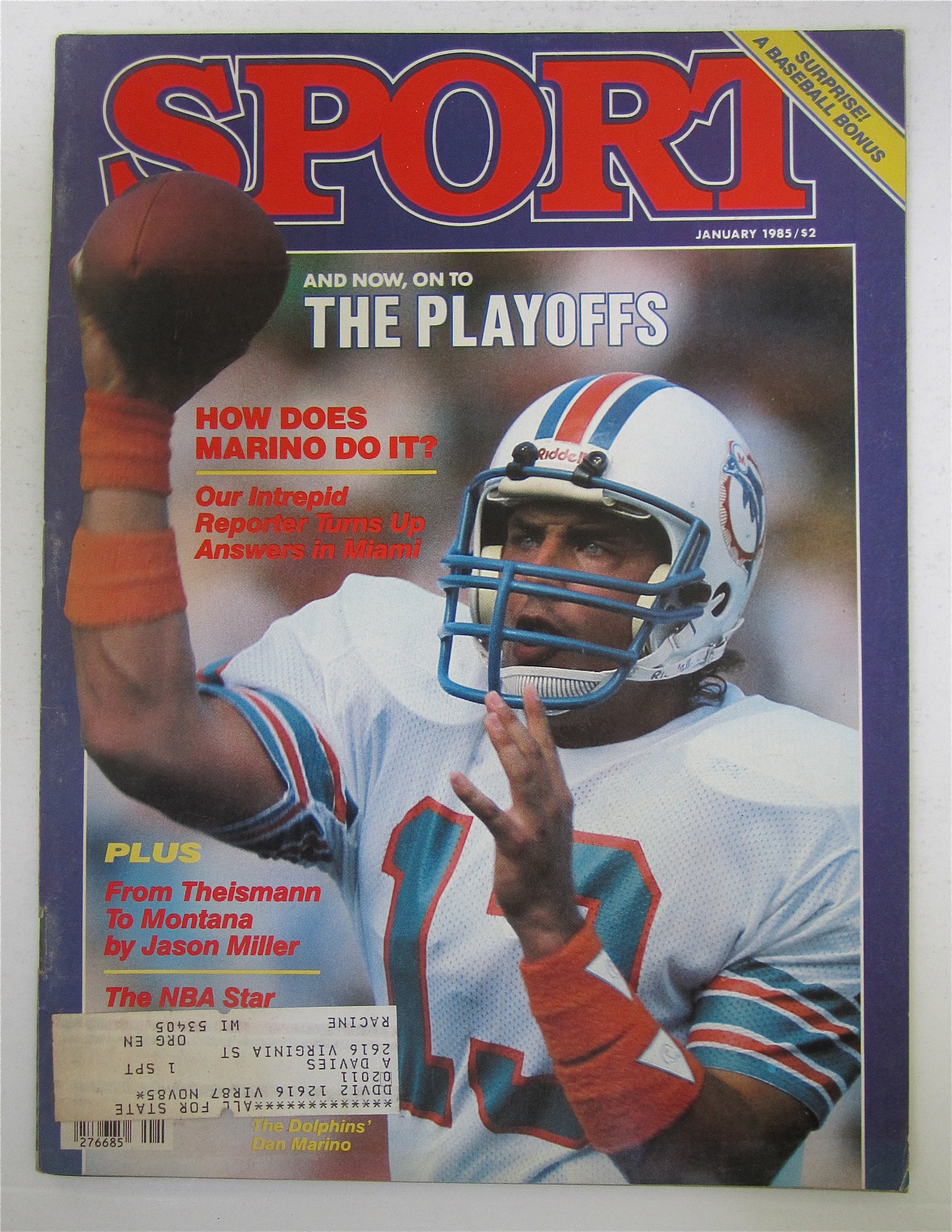 Sport Magazine January 1985 The Playoffs