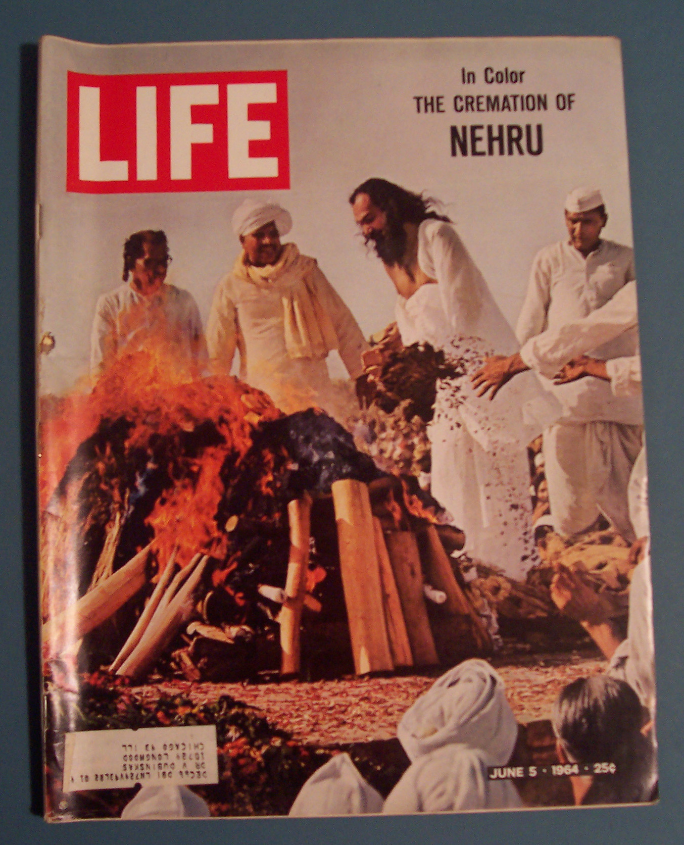 Life Magazine-June 5, 1964-The Cremation Of Nehru