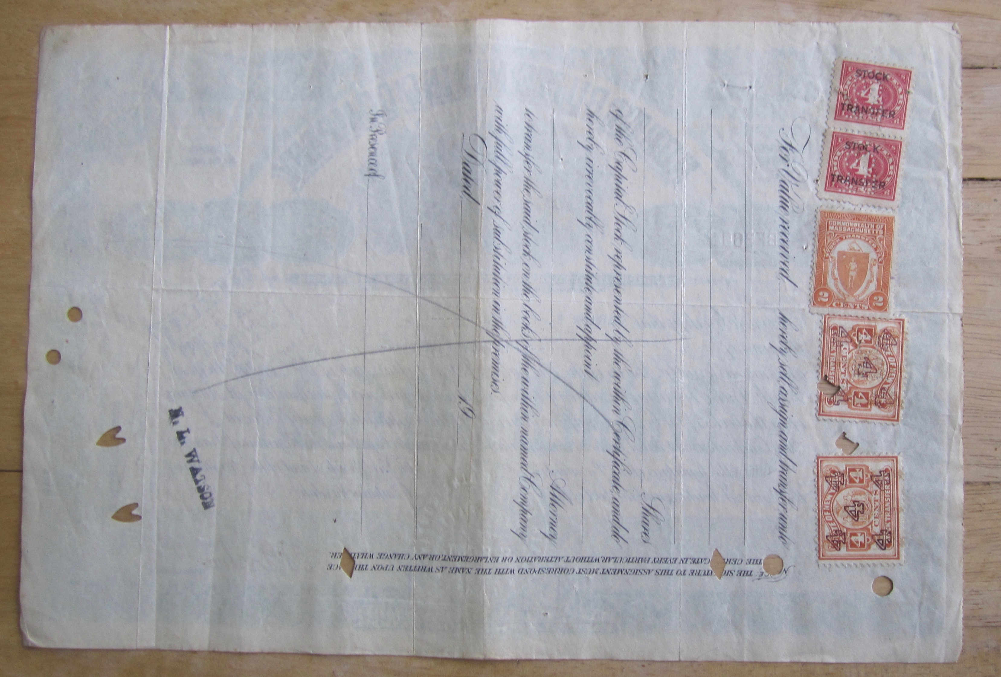 1926 North Butte Mining Company Stock Certificate