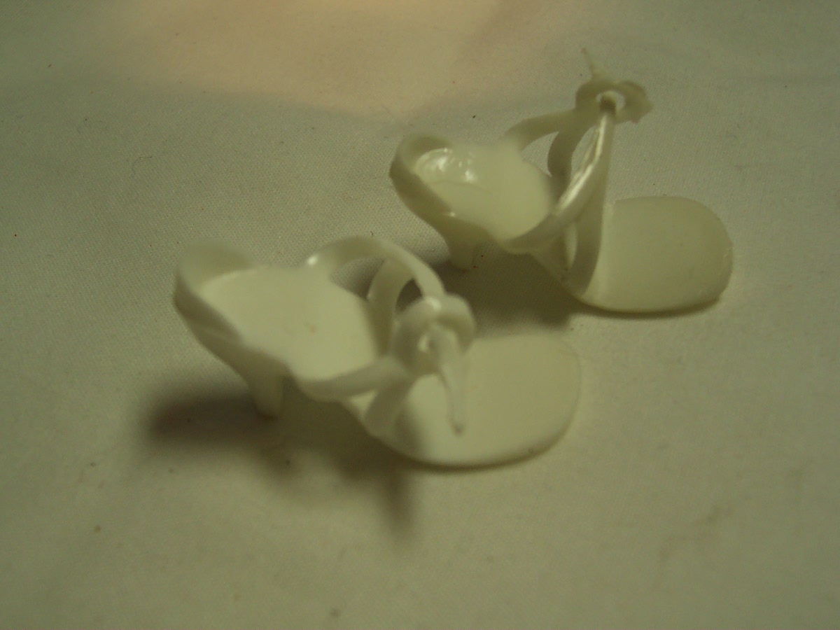 Doll Shoes White High Heel