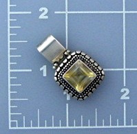 Sterling Silver Citrine Pendant
