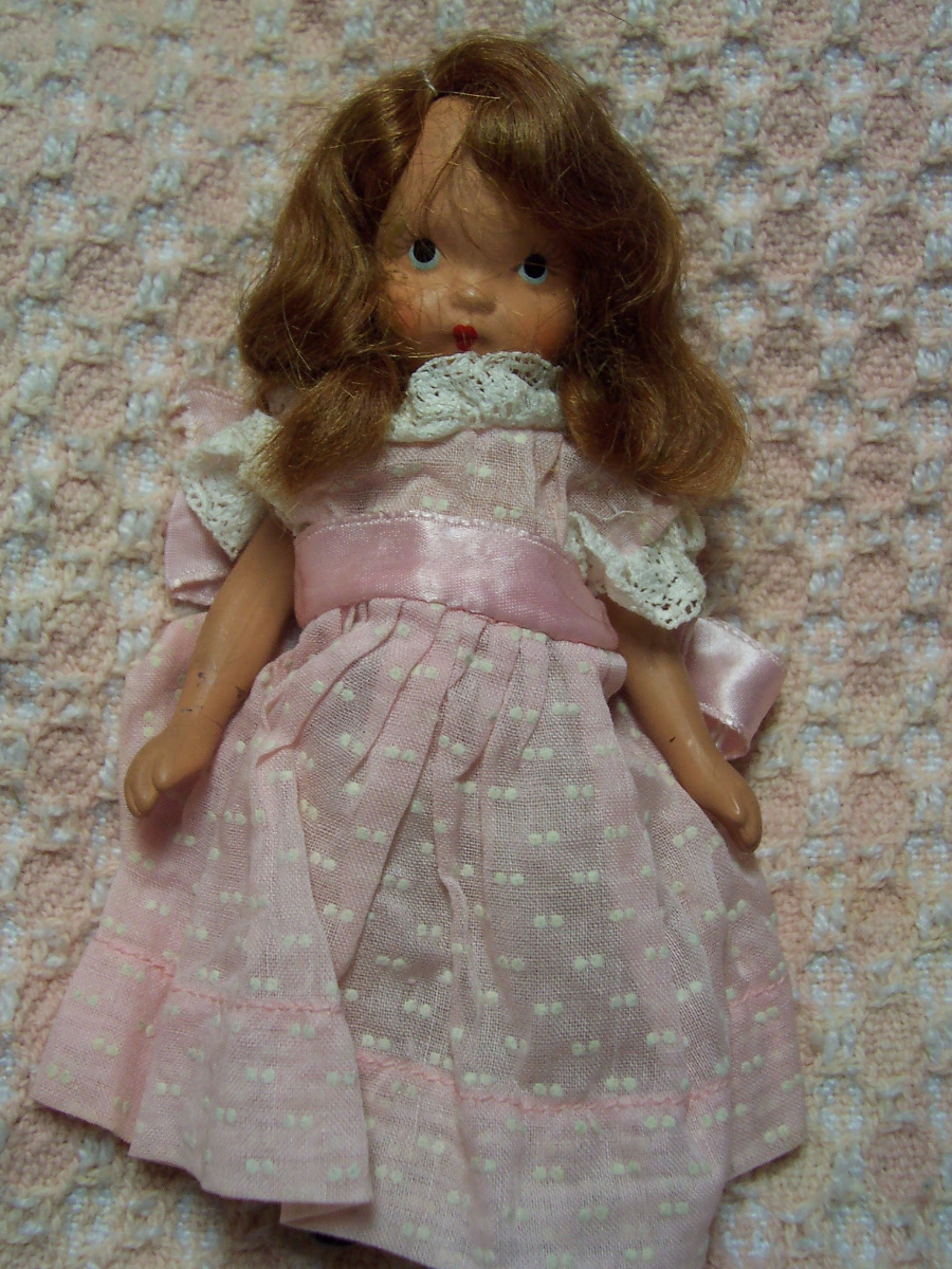 Nancy Ann Storybook Doll Original in Pink