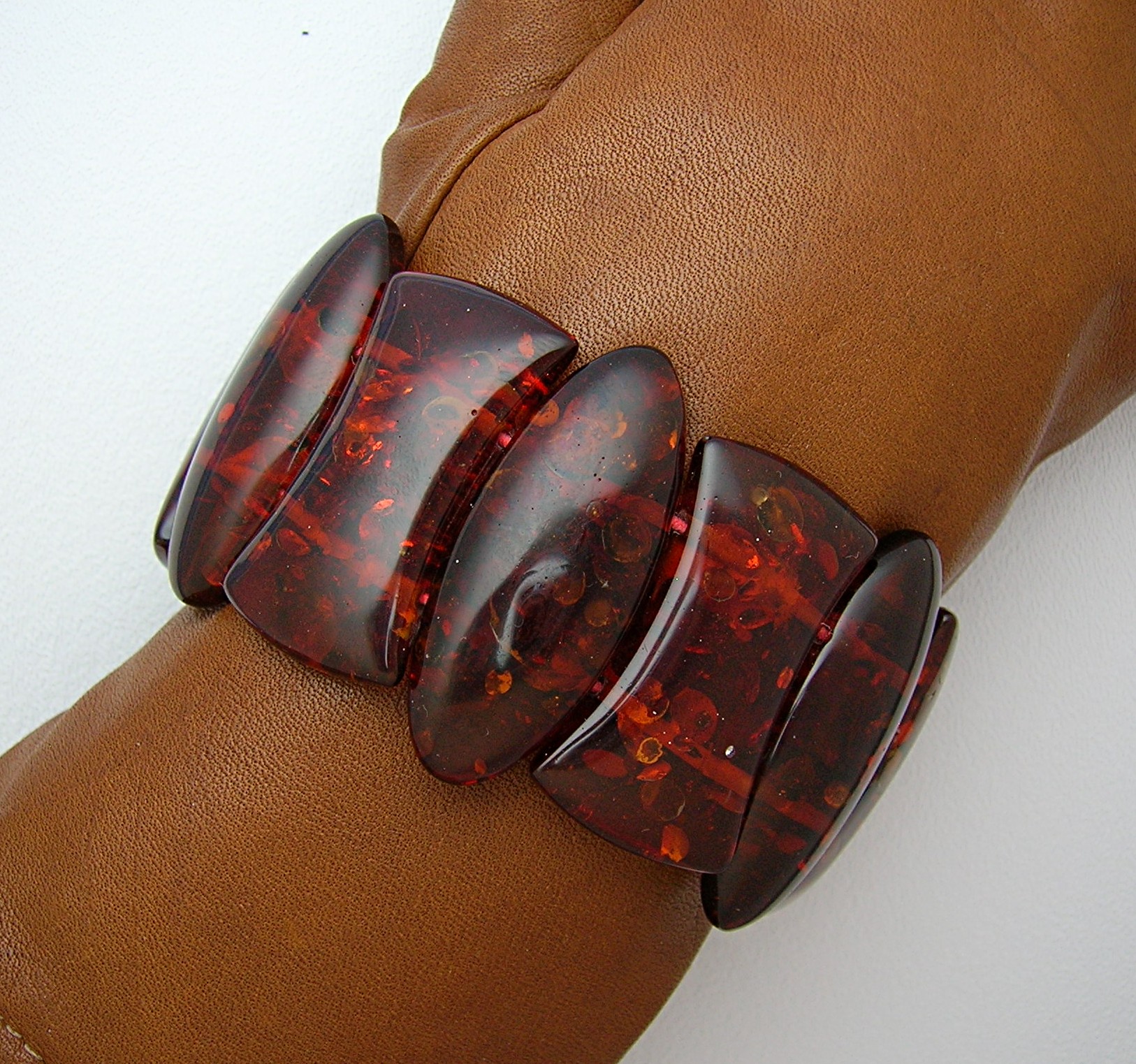 Baltic Amber Expanda Bracelet 78 Grams