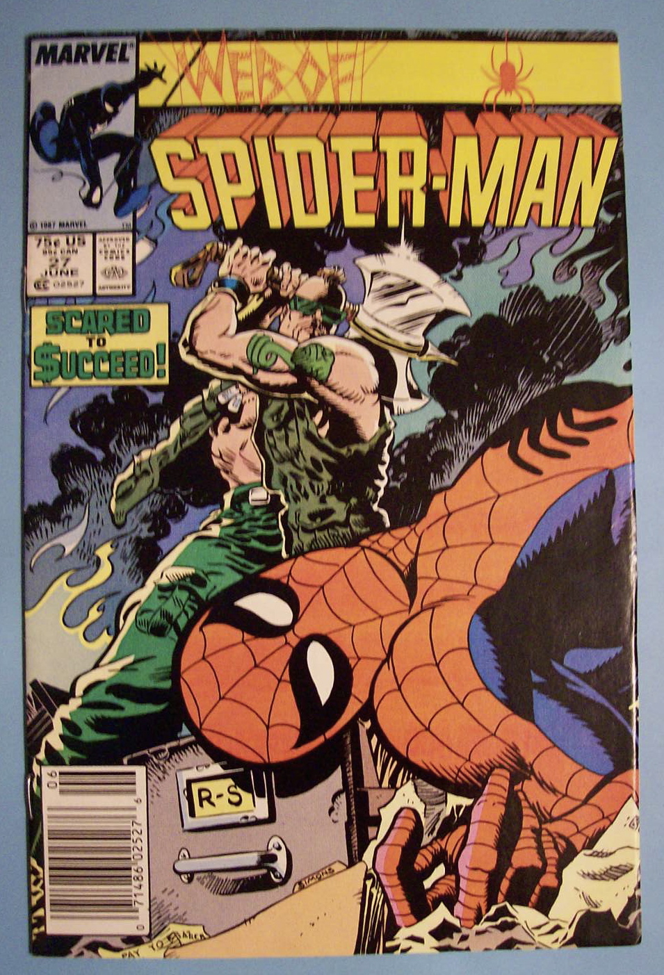 Web Of Spider-Man Comics -June 1987- Scared To Succeed