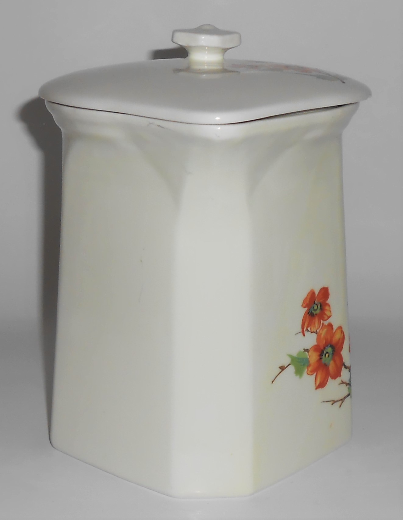 Coors Pottery Thermo Porcelain Floree Large Covered Pit