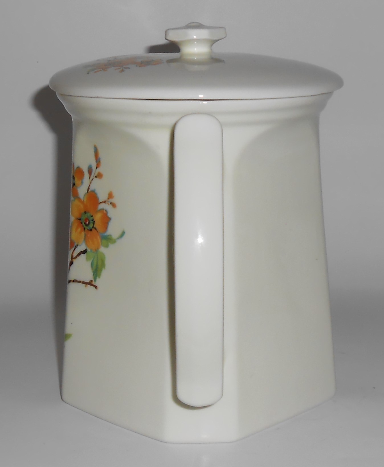 Coors Pottery Thermo Porcelain Floree Large Covered Pit