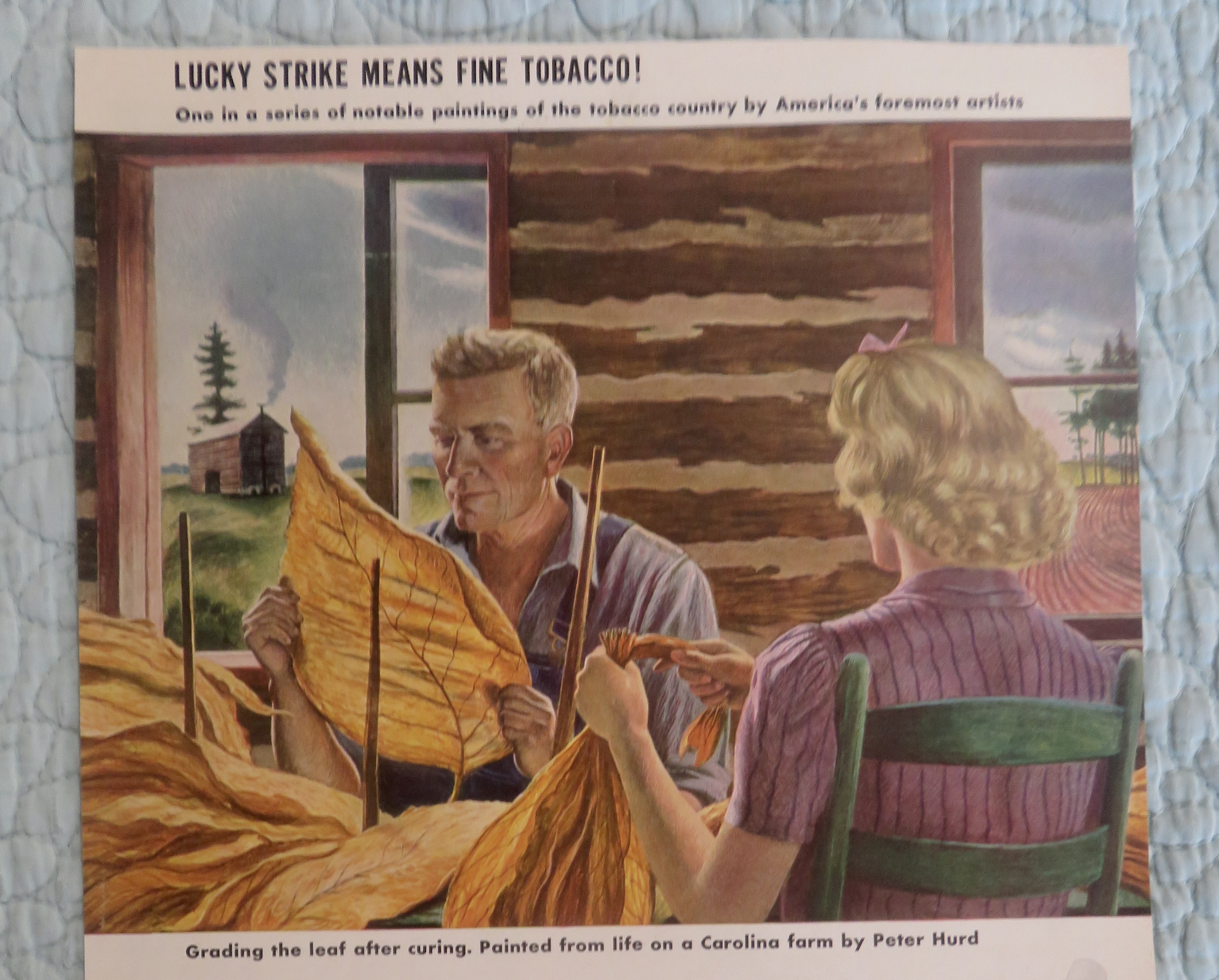 1942 Lucky Strike Cigarette By Peter Hurd