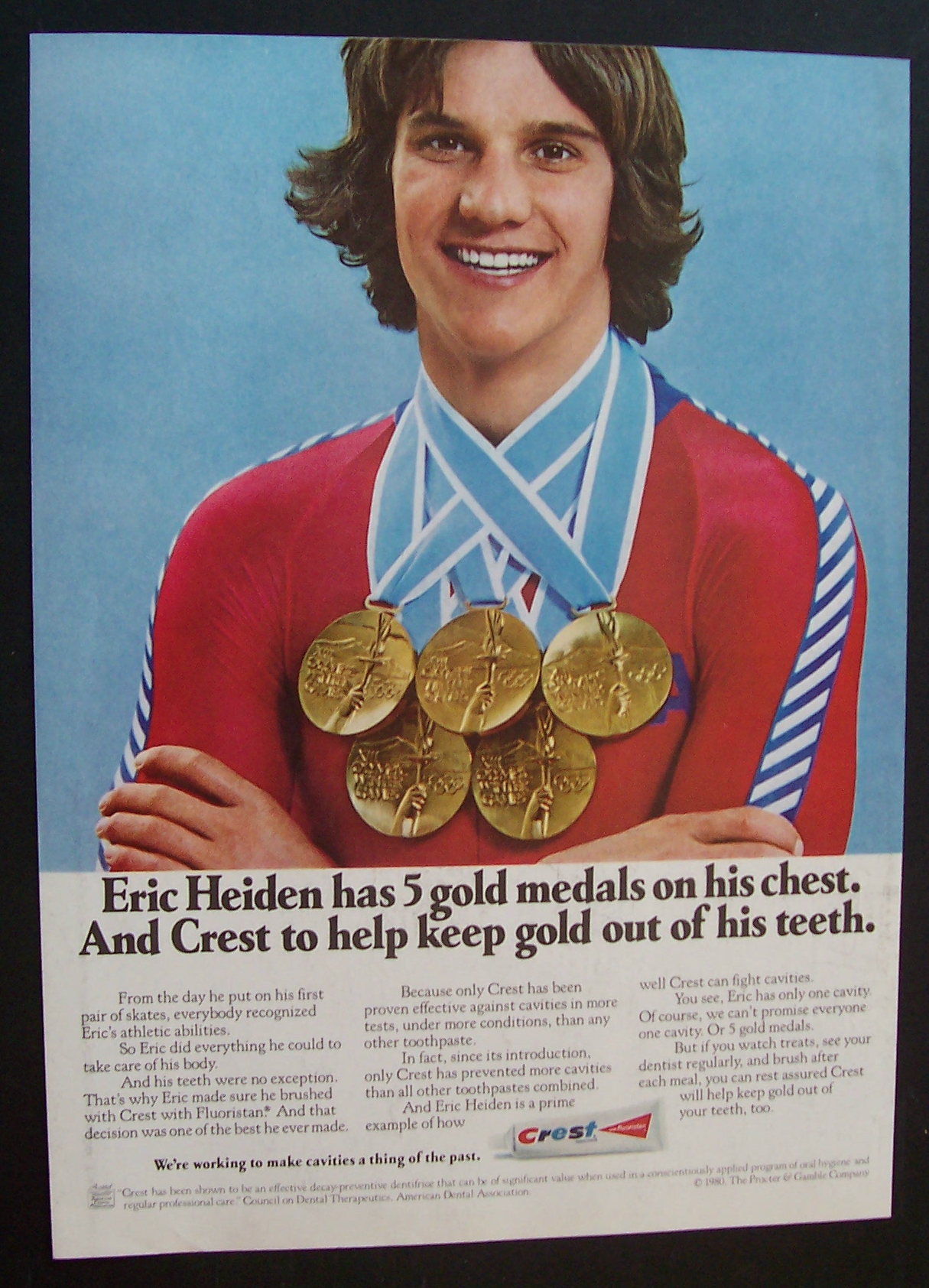 1981 Crest Toothpaste with Eric Heiden