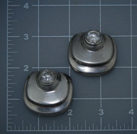 Zina Sterling Silver Crystal Clip Earrings